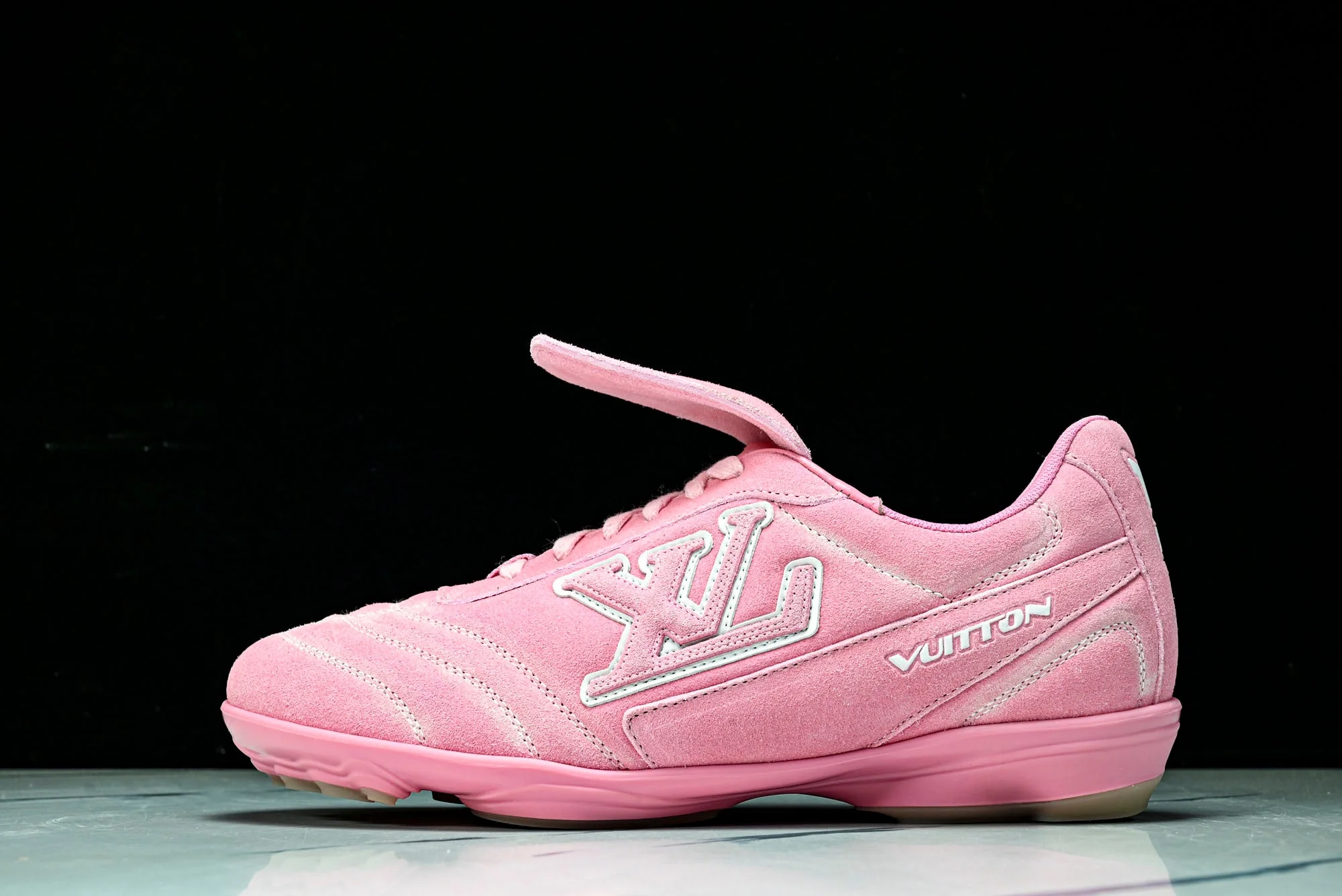 Louis Vuittоп Footprint Soccer Sneaker 'Pink Suede'