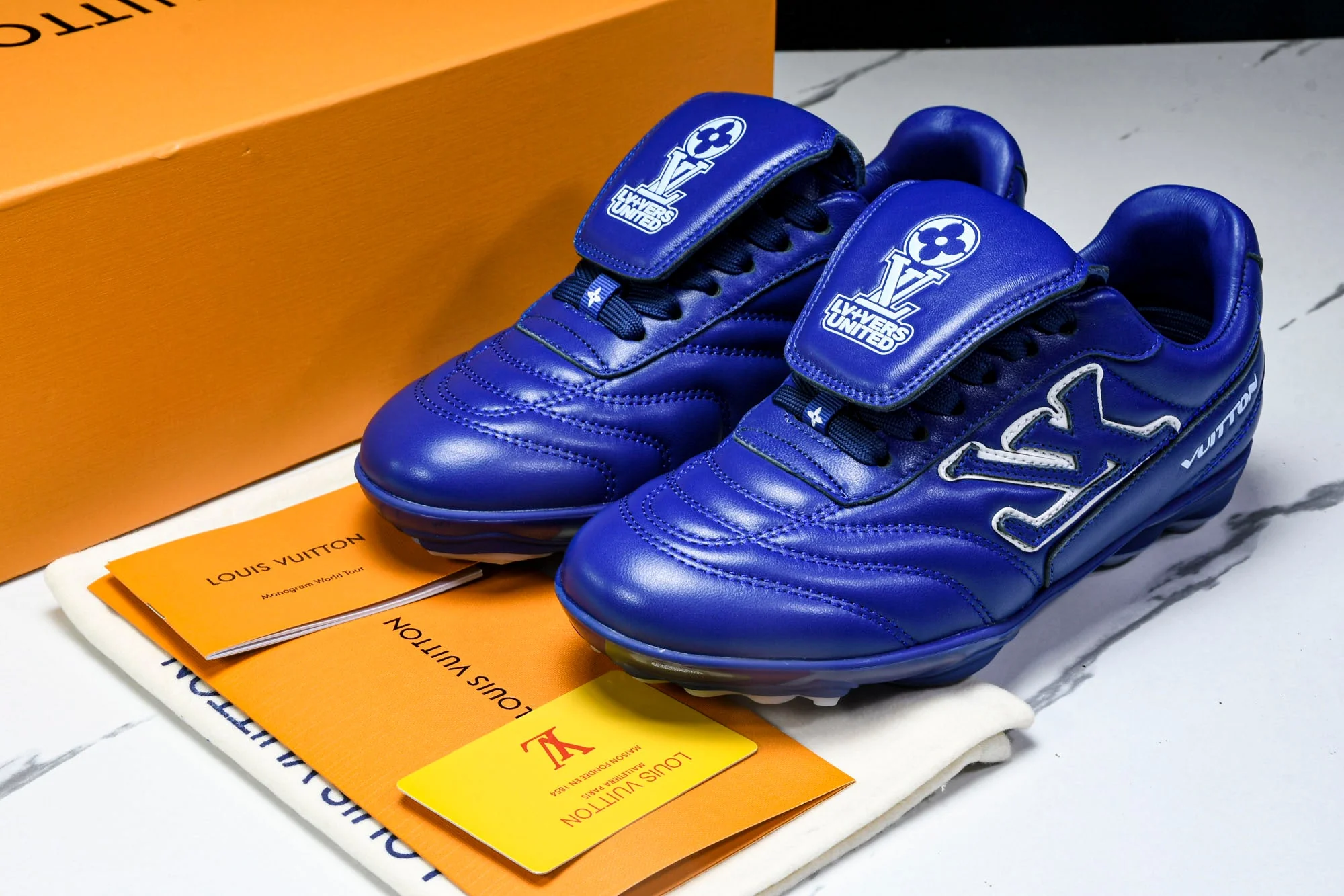 Louis Vuittоп Footprint Soccer Sneaker 'Blue'