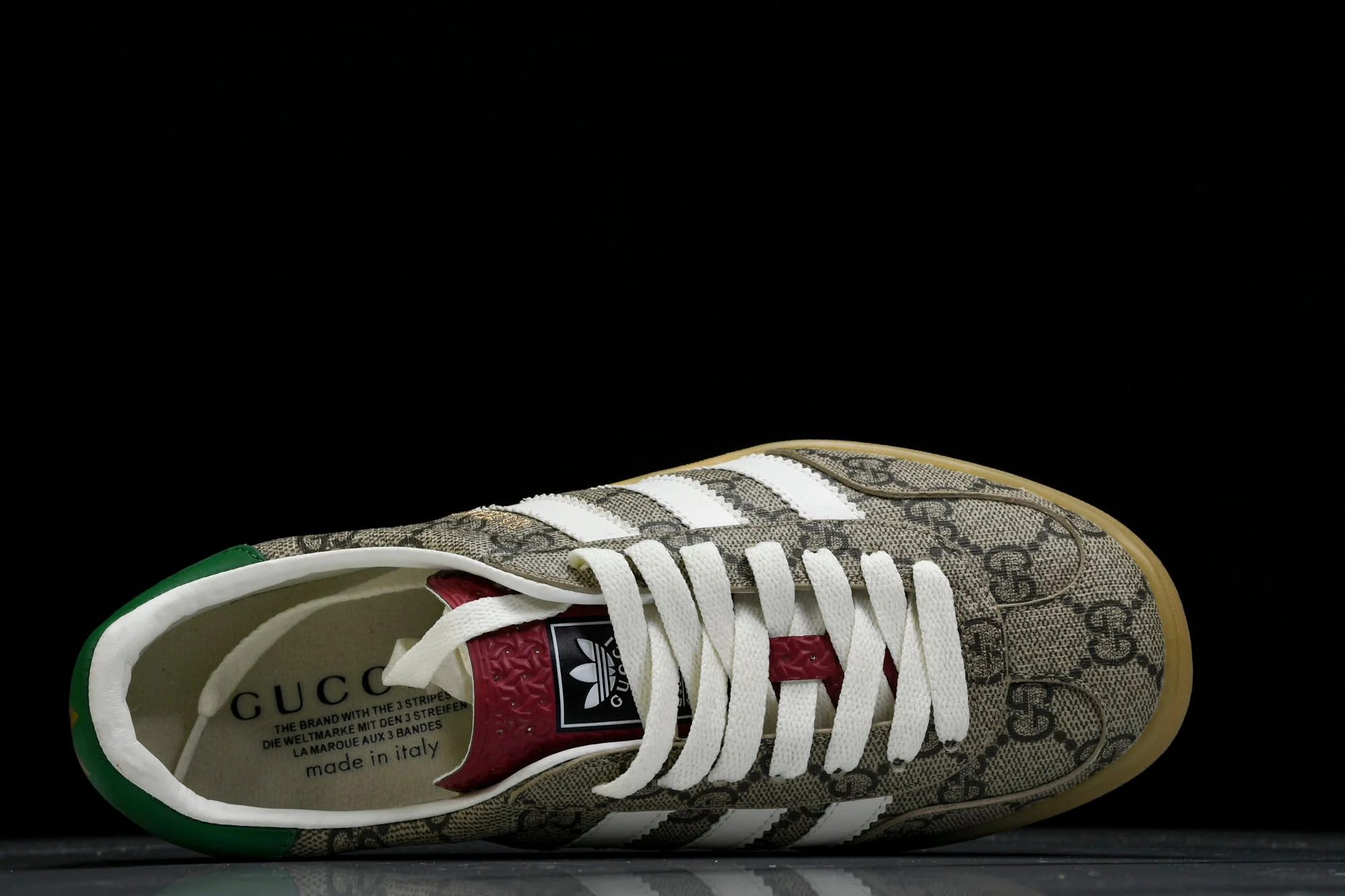 Guссi x Gazelle 'Beige GG Monogram'