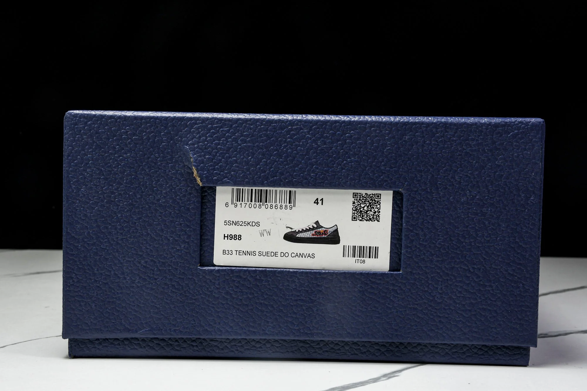 D1or x KAWS B33 Spin Sneaker 'Black'