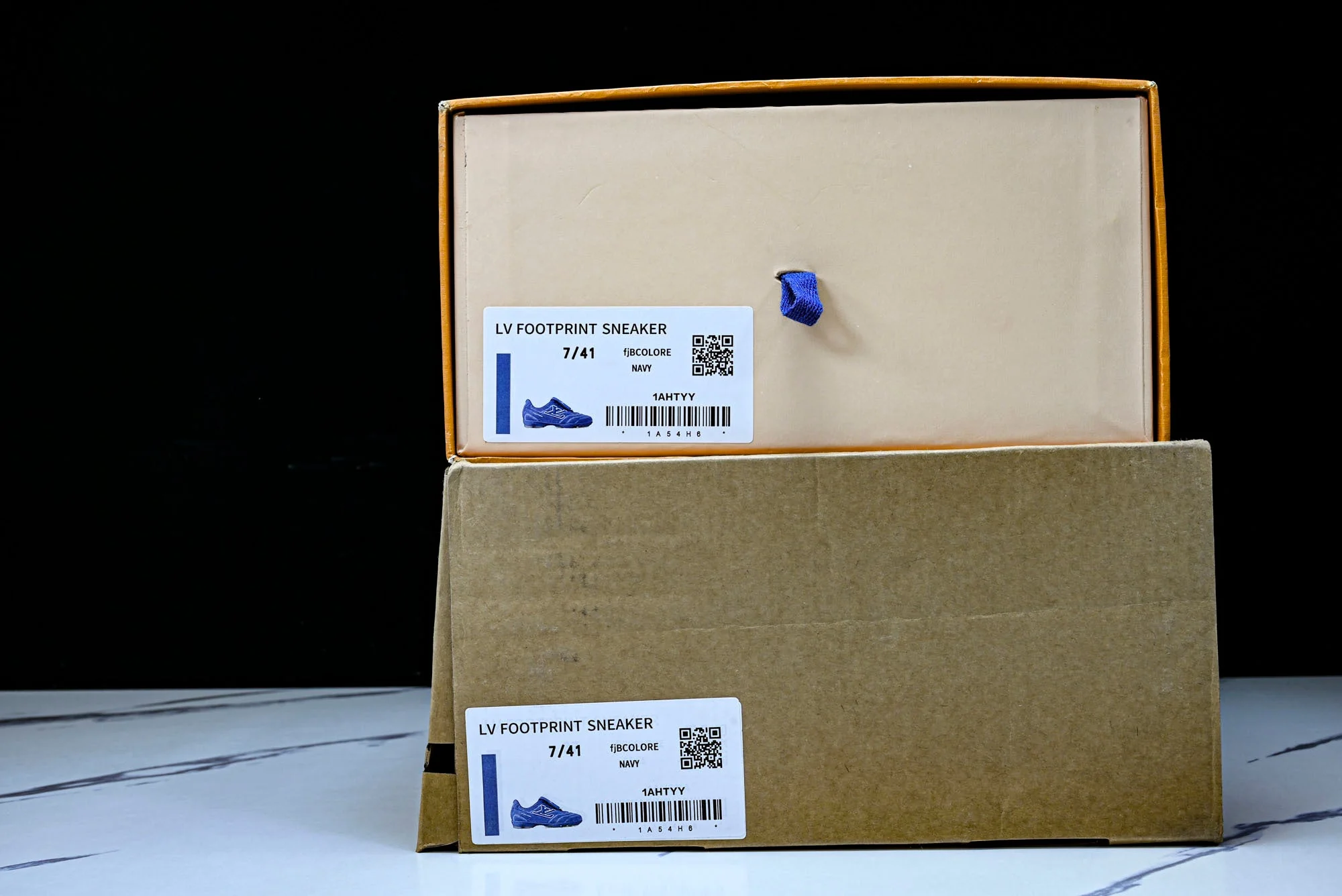 Louis Vuittоп Footprint Soccer Sneaker 'Blue Suede'