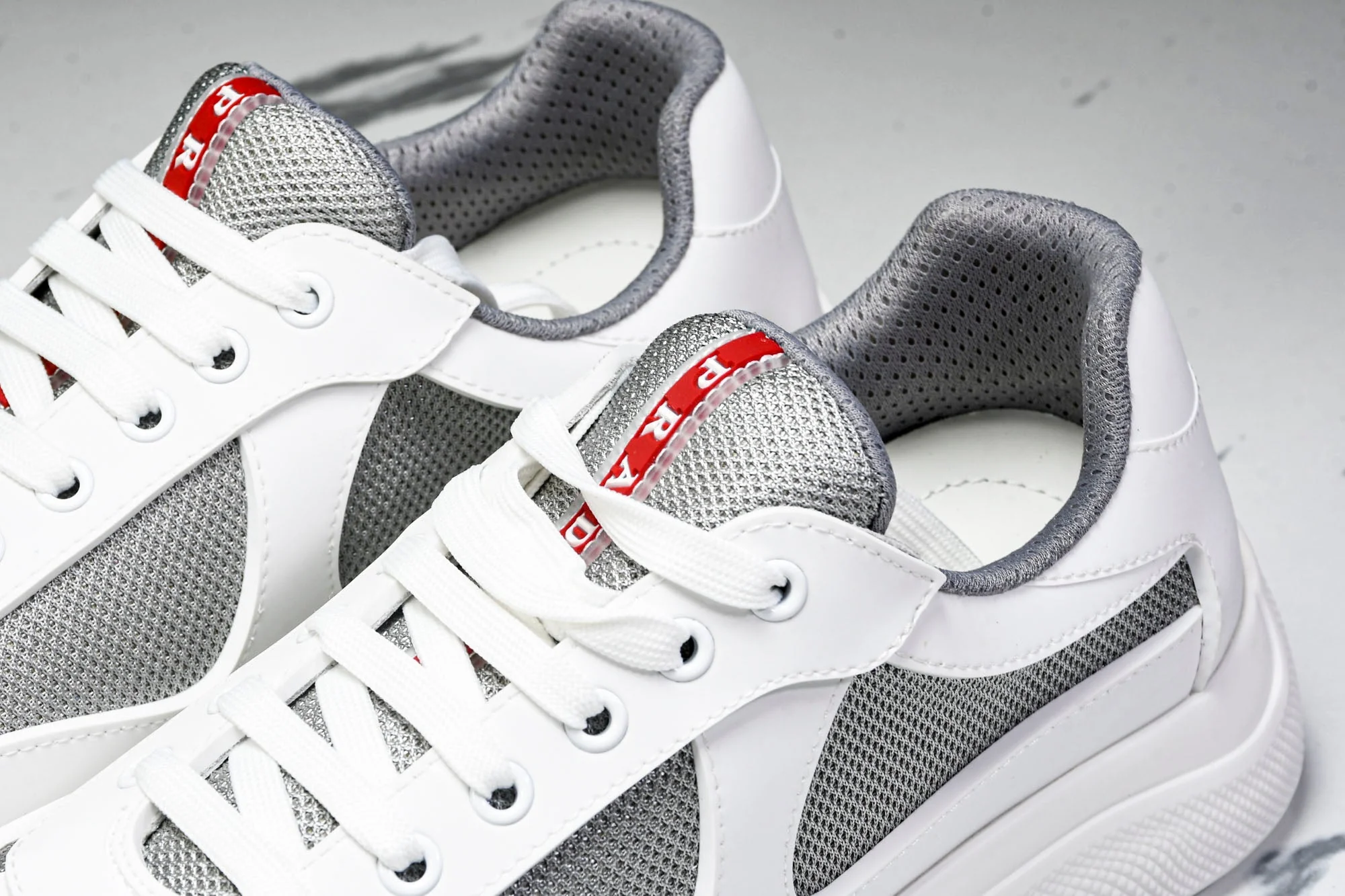 Prada America's Cup Sneaker Soft Rubber 'Cream White'