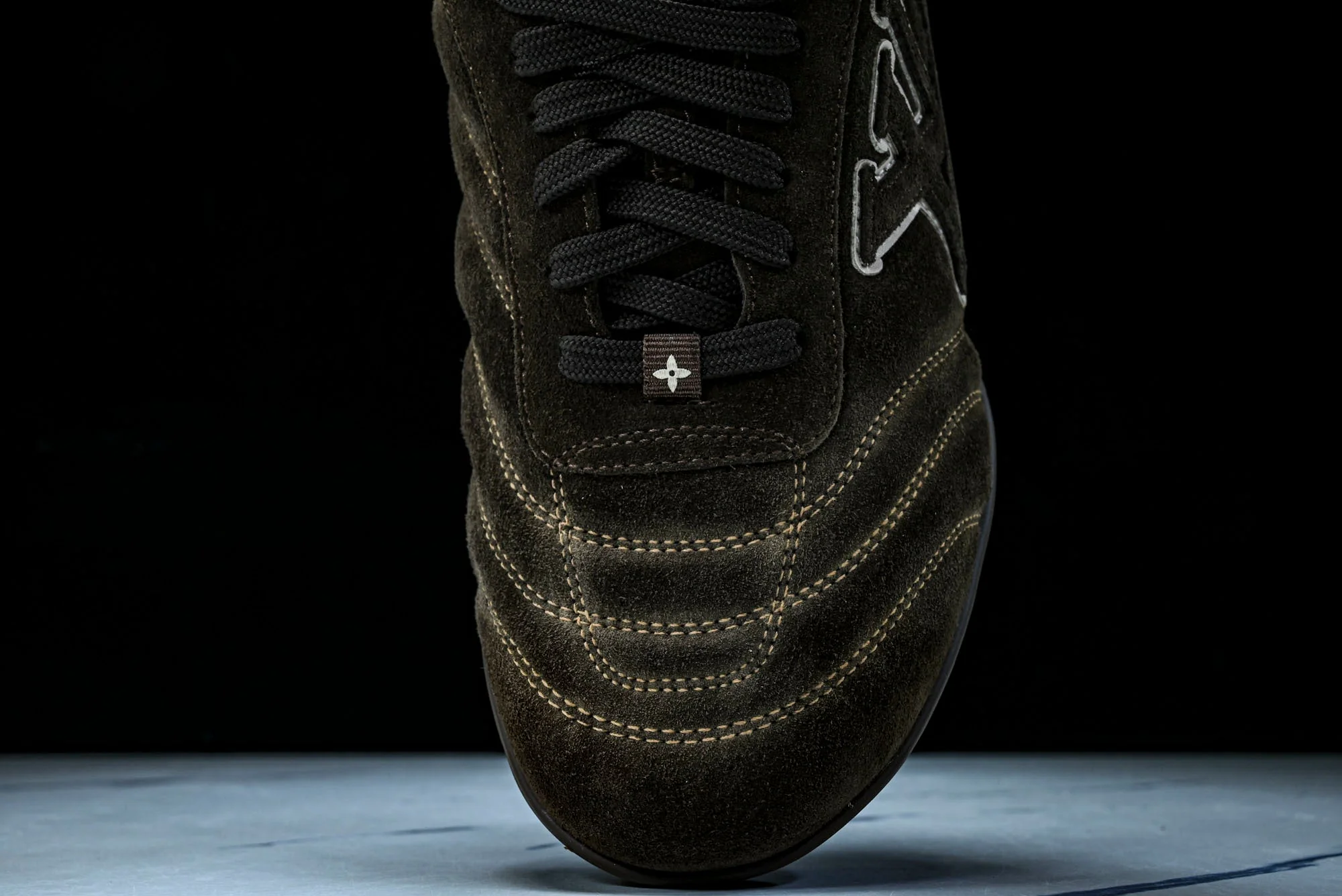 Louis Vuittоп Footprint Soccer Sneaker 'Brown Suede'