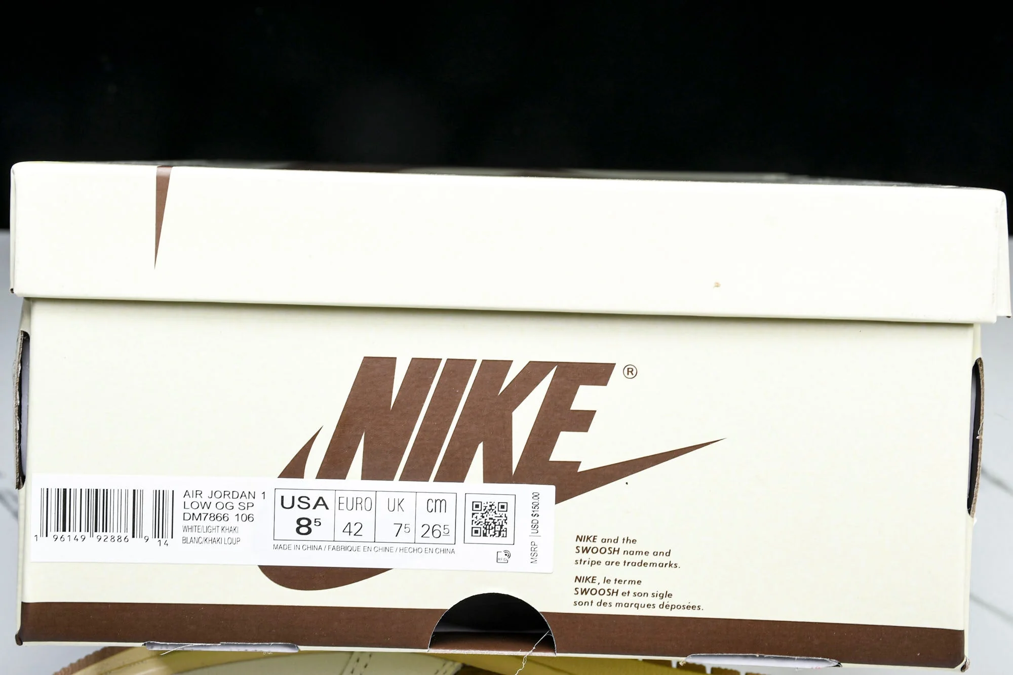 Travis Scott AJ1 Retro Low OG 'Sail Shy Pink'