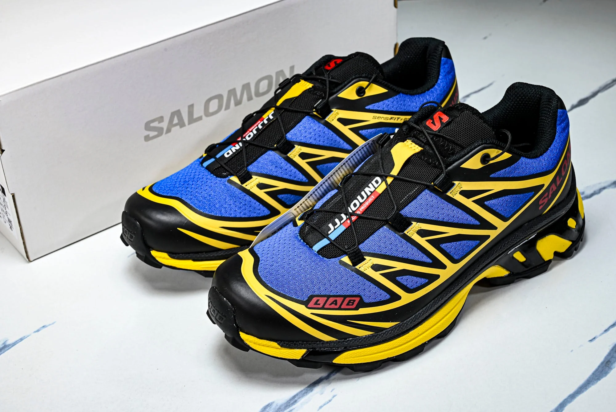 Salomon x JJJJound XT-6 'Nautical Blue Lemon'