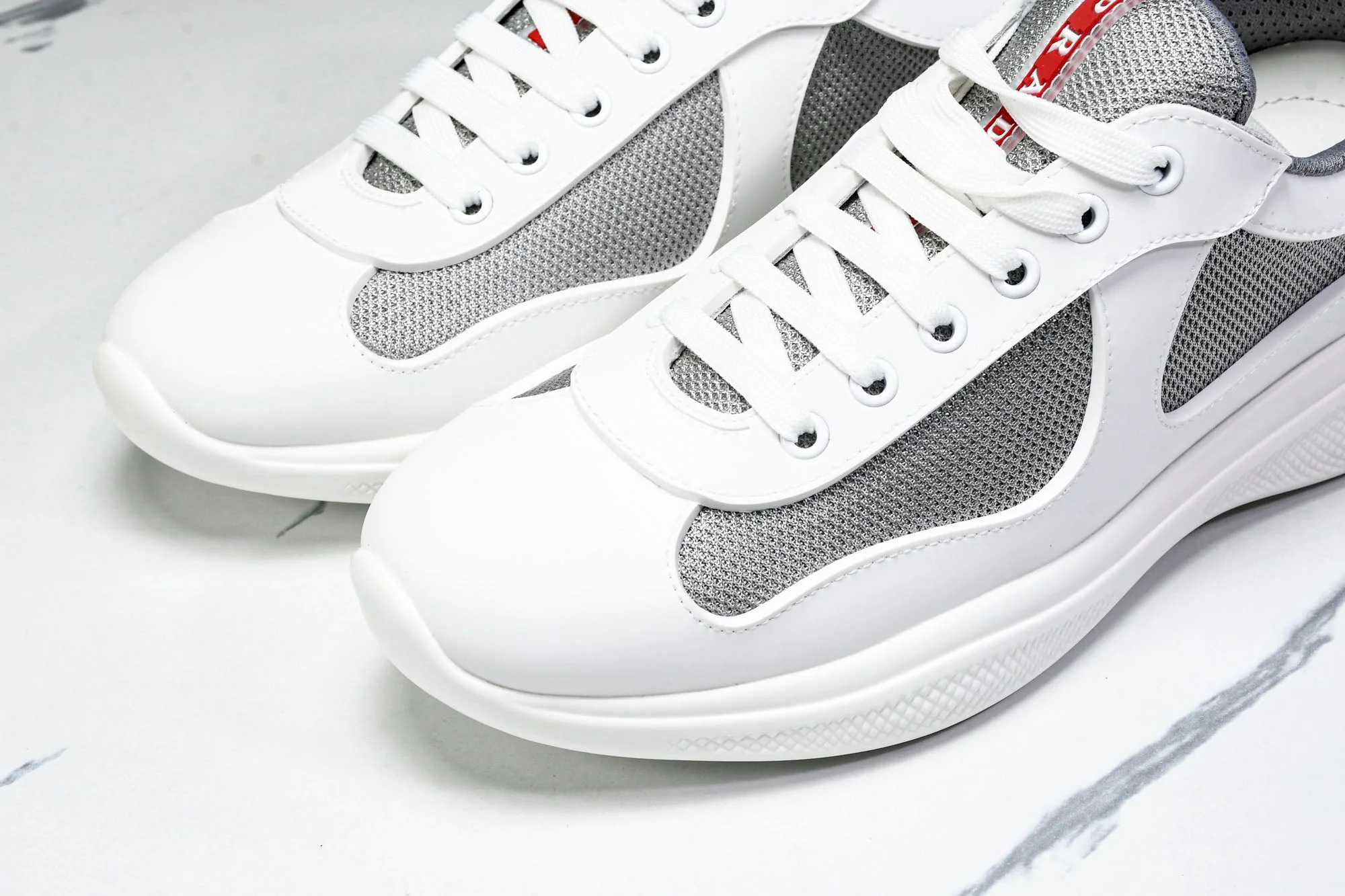 Prada America's Cup Sneaker Soft Rubber 'Cream White'