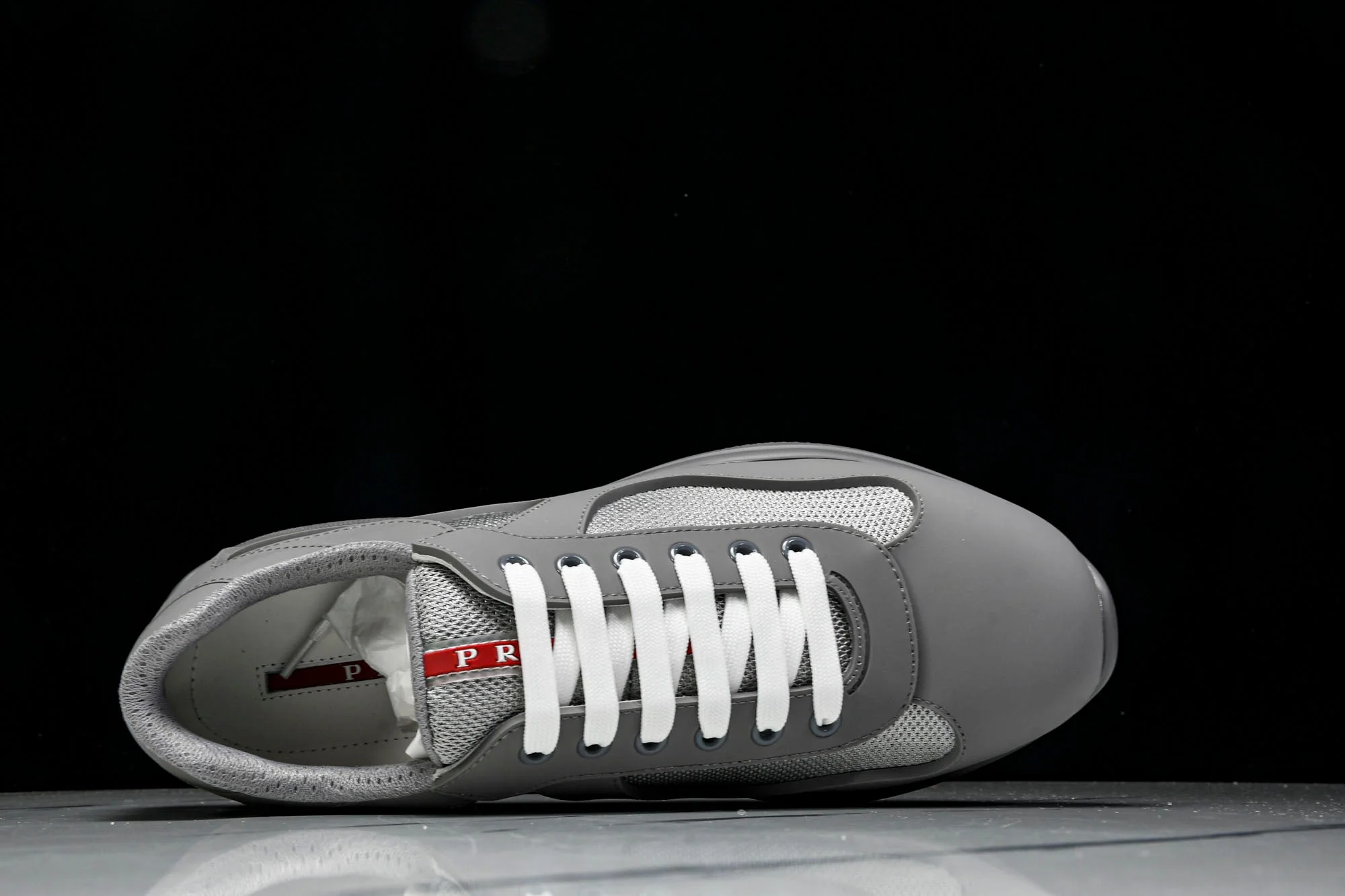 Prada America's Cup Sneaker Soft Rubber 'Steel Grey'