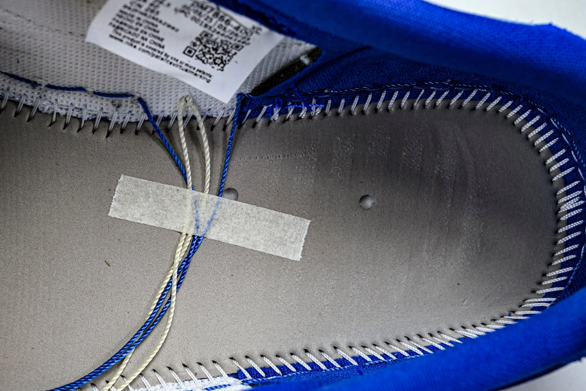 Travis Scott x Fragment AJ1 Low 'Reverse Sail Military Blue' (Unreleased)