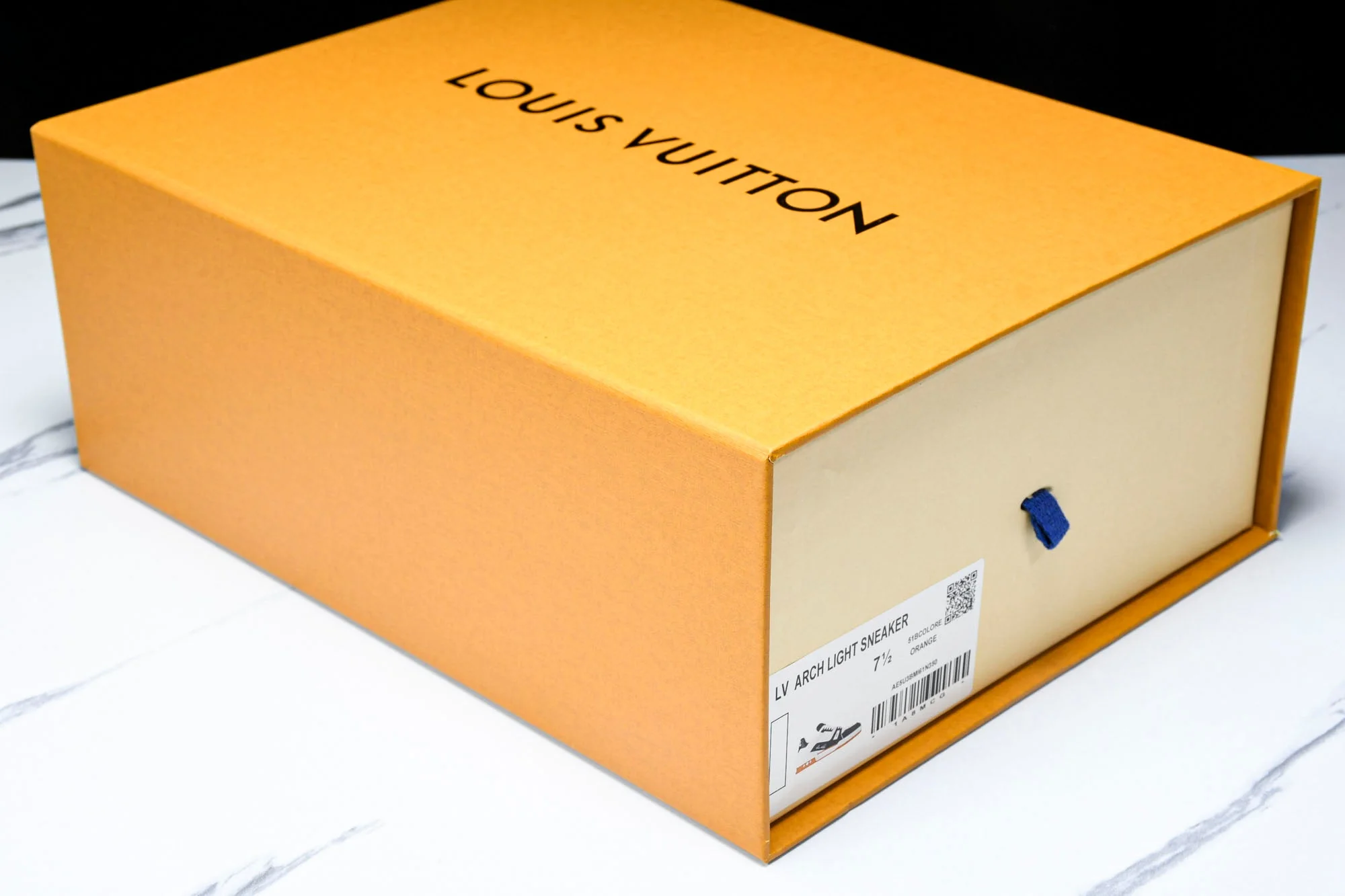 Louis Vuittоп Trainer Low 'Black White Orange Sole'