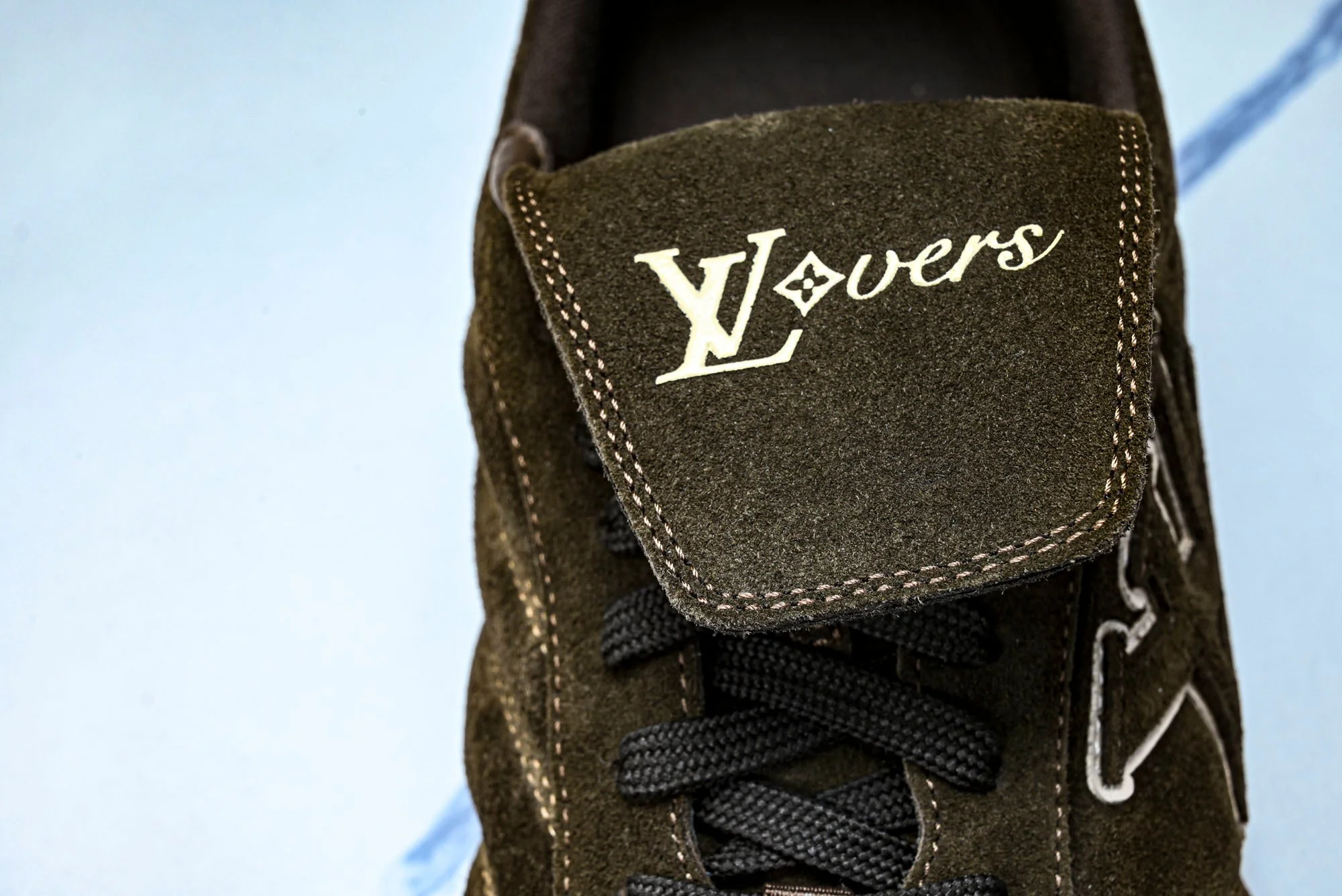 Louis Vuittоп Footprint Soccer Sneaker 'Brown Suede'