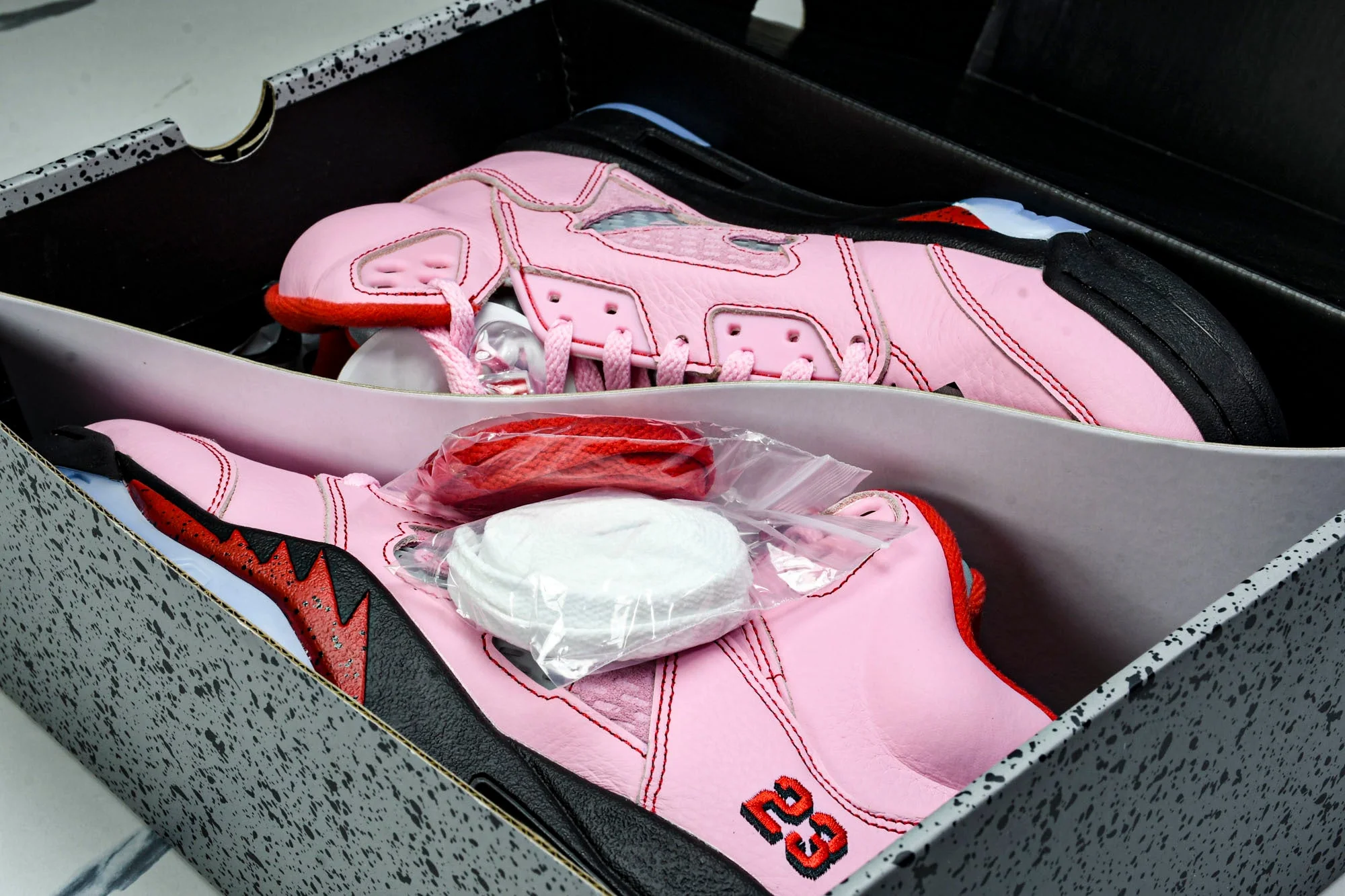 AJ5 Retro x Awake NY 'Arctic Pink'