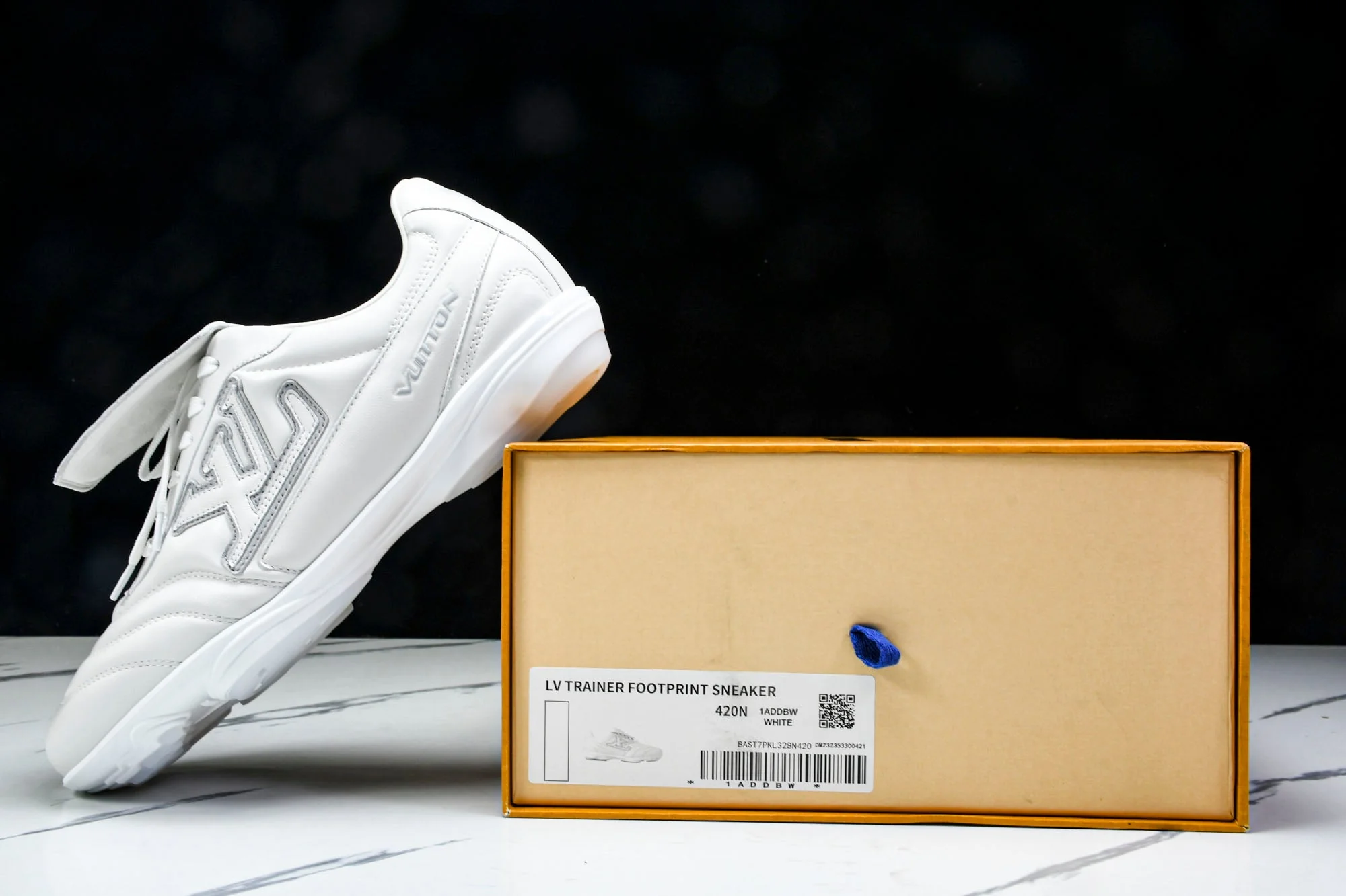 Louis Vuittоп Footprint Soccer Sneaker 'White'