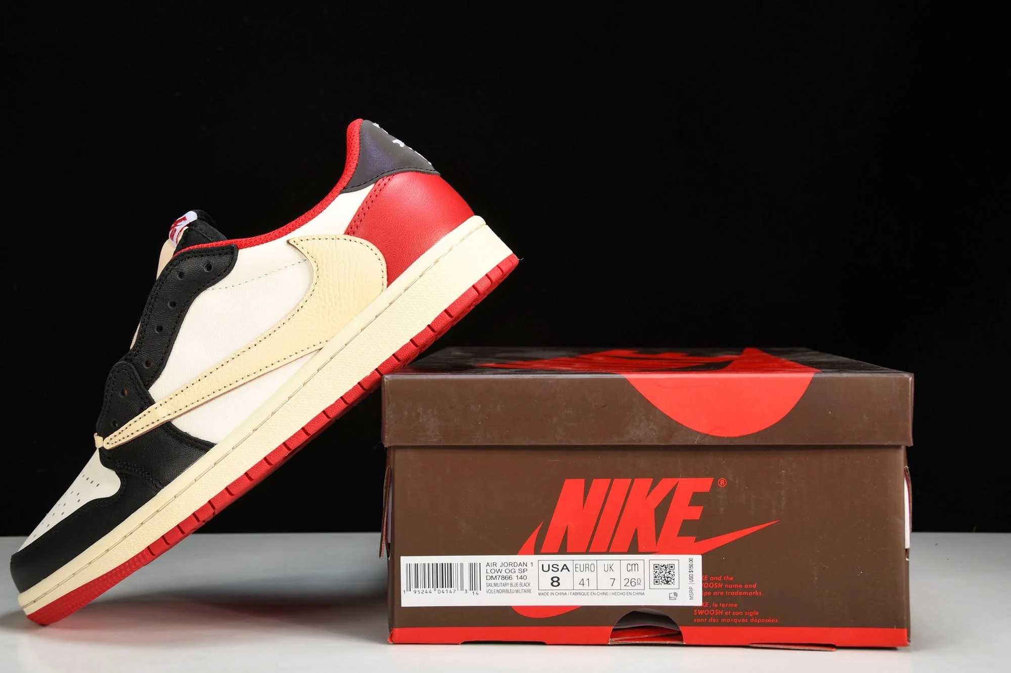 Travis Scott x AJ1 Low 'Red & Black' (Unreleased)