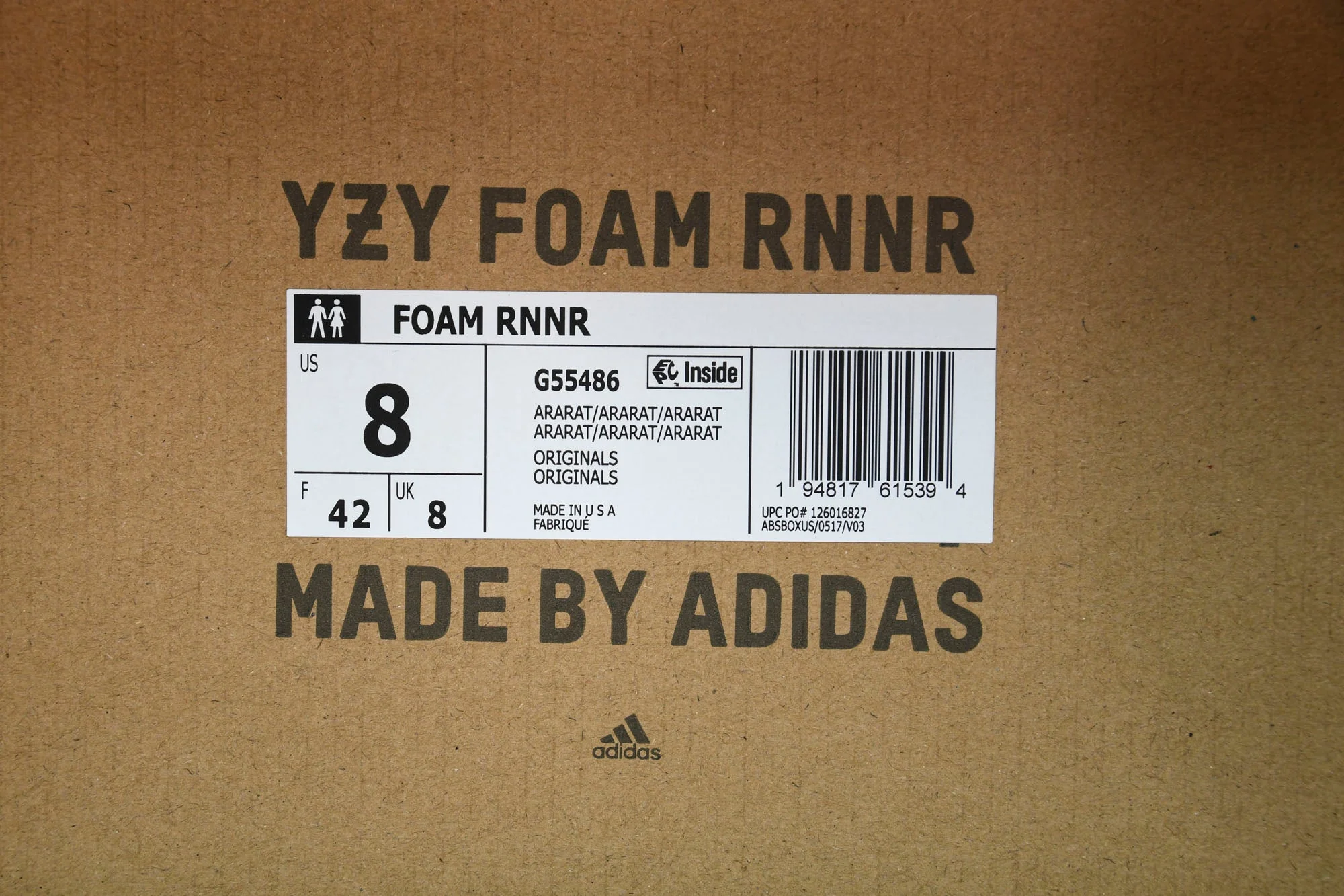 Yzy Foam RNNR 'Ararat'