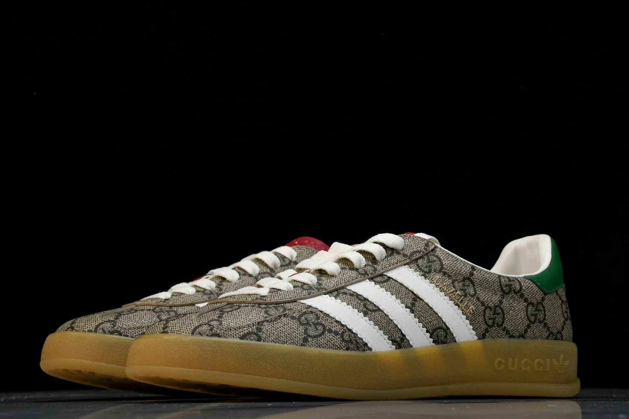 Guссi x Gazelle 'Beige GG Monogram'