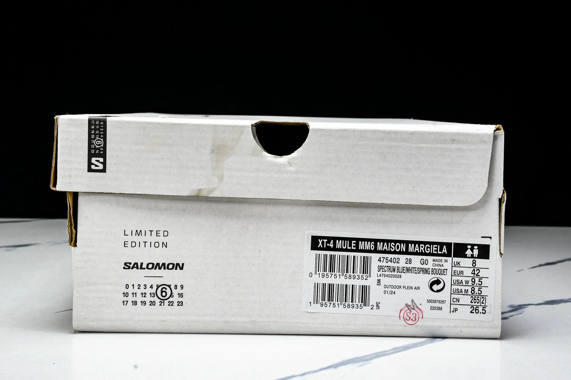 Salomon x MM6 Maison Margiela XT-4 Mule 'Spectrum Blue White'