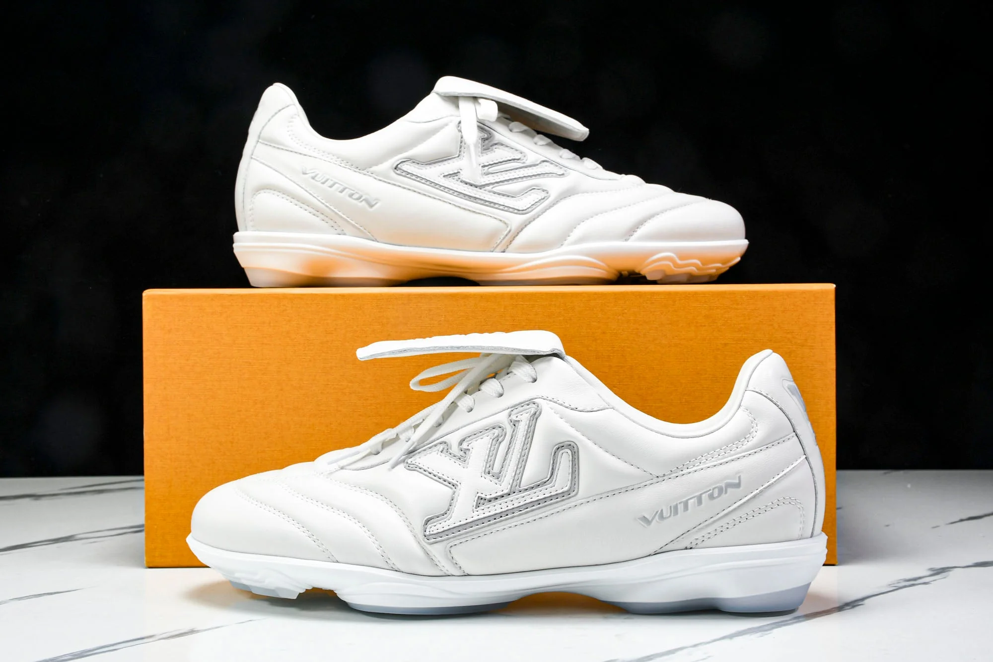 Louis Vuittоп Footprint Soccer Sneaker 'White'