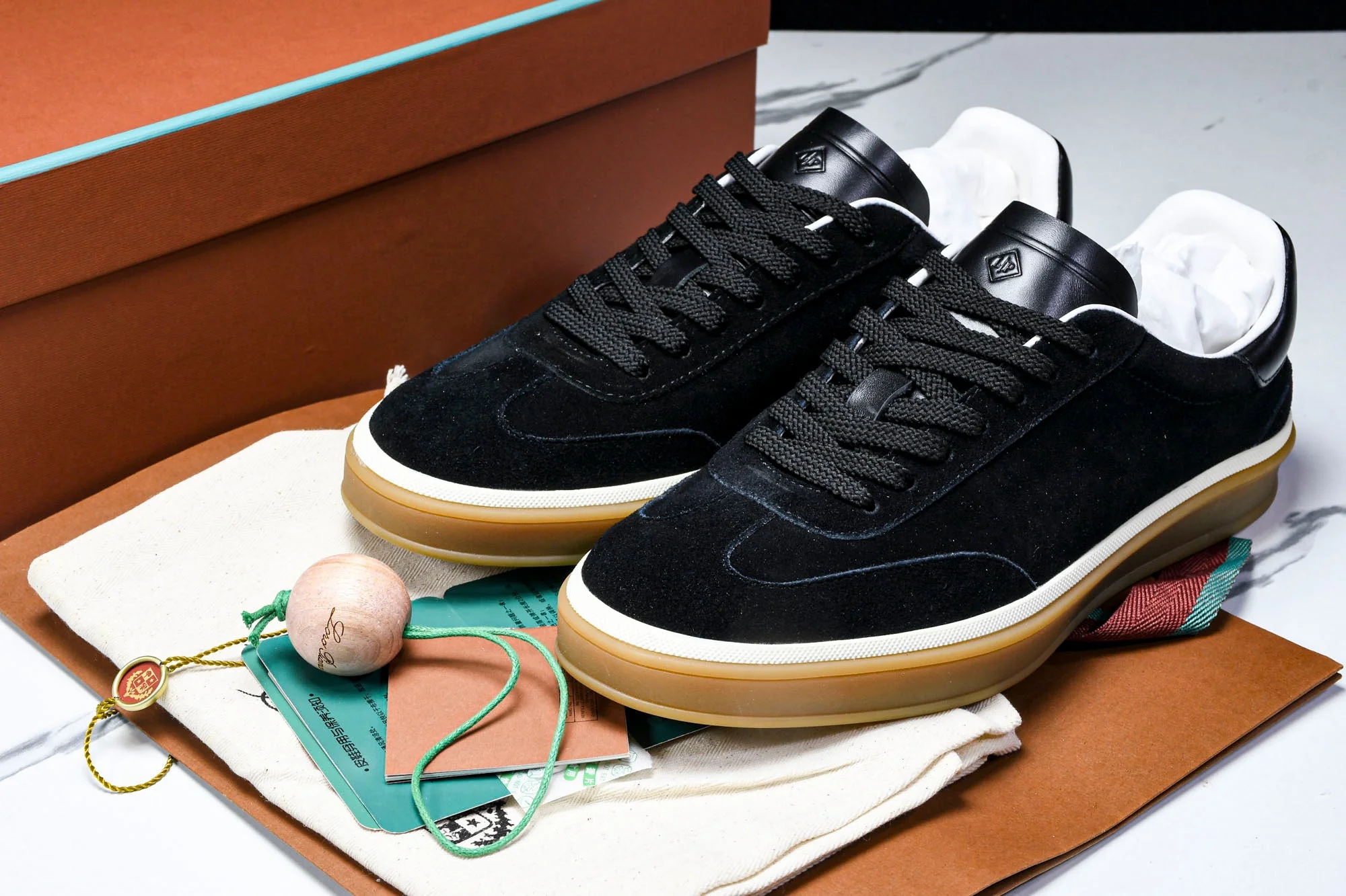 Loro Piana Tennis Walk 'Navy Black'