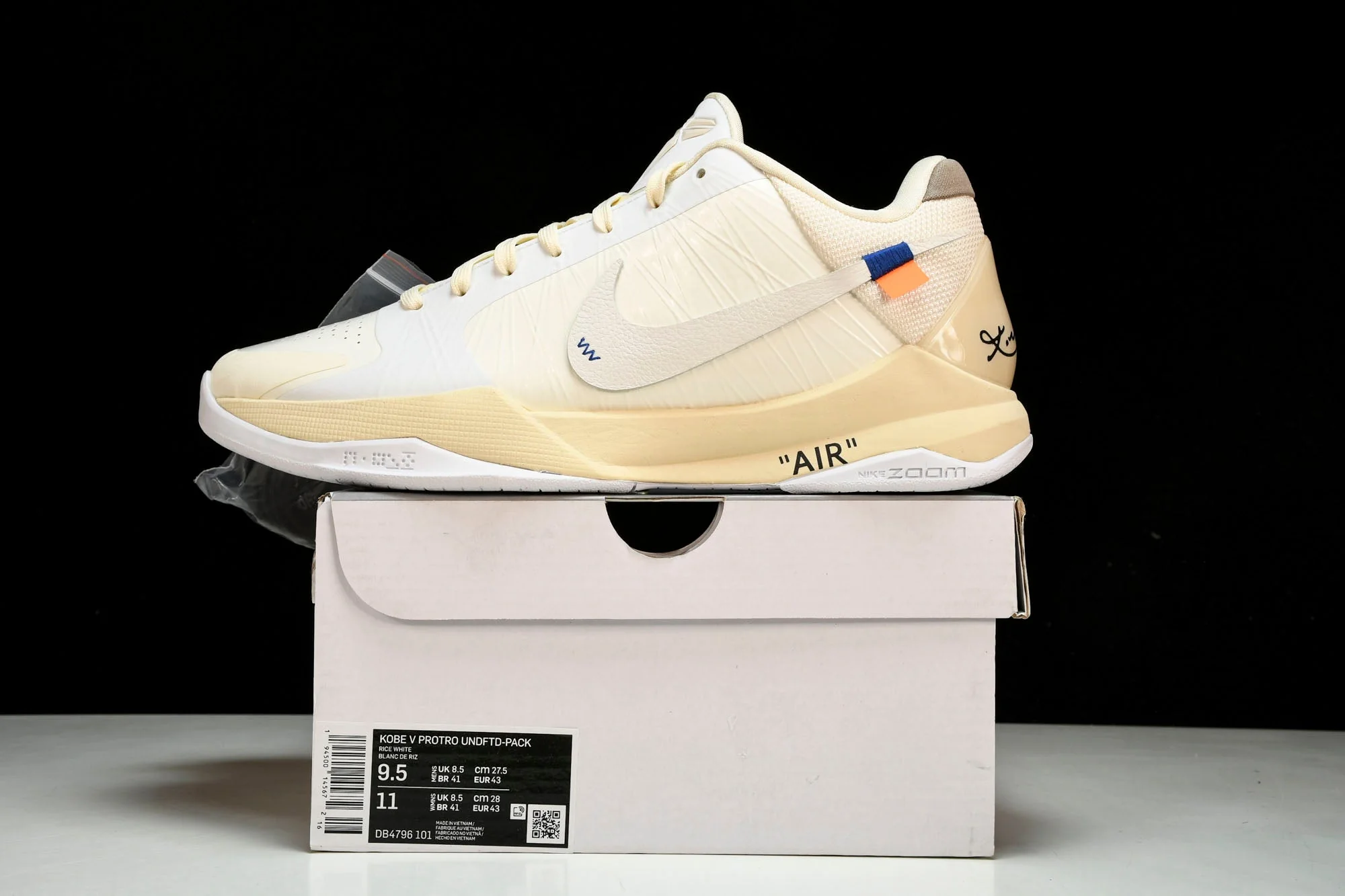 Kobe 5 Protro x Off-White 'White' (Unreleased PE)