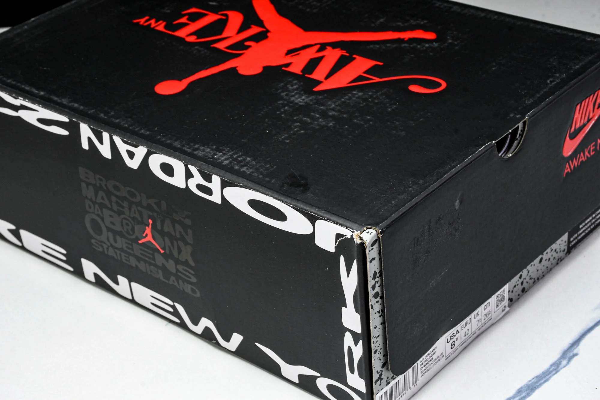 AJ5 Retro x Awake NY 'Black Racer Blue'