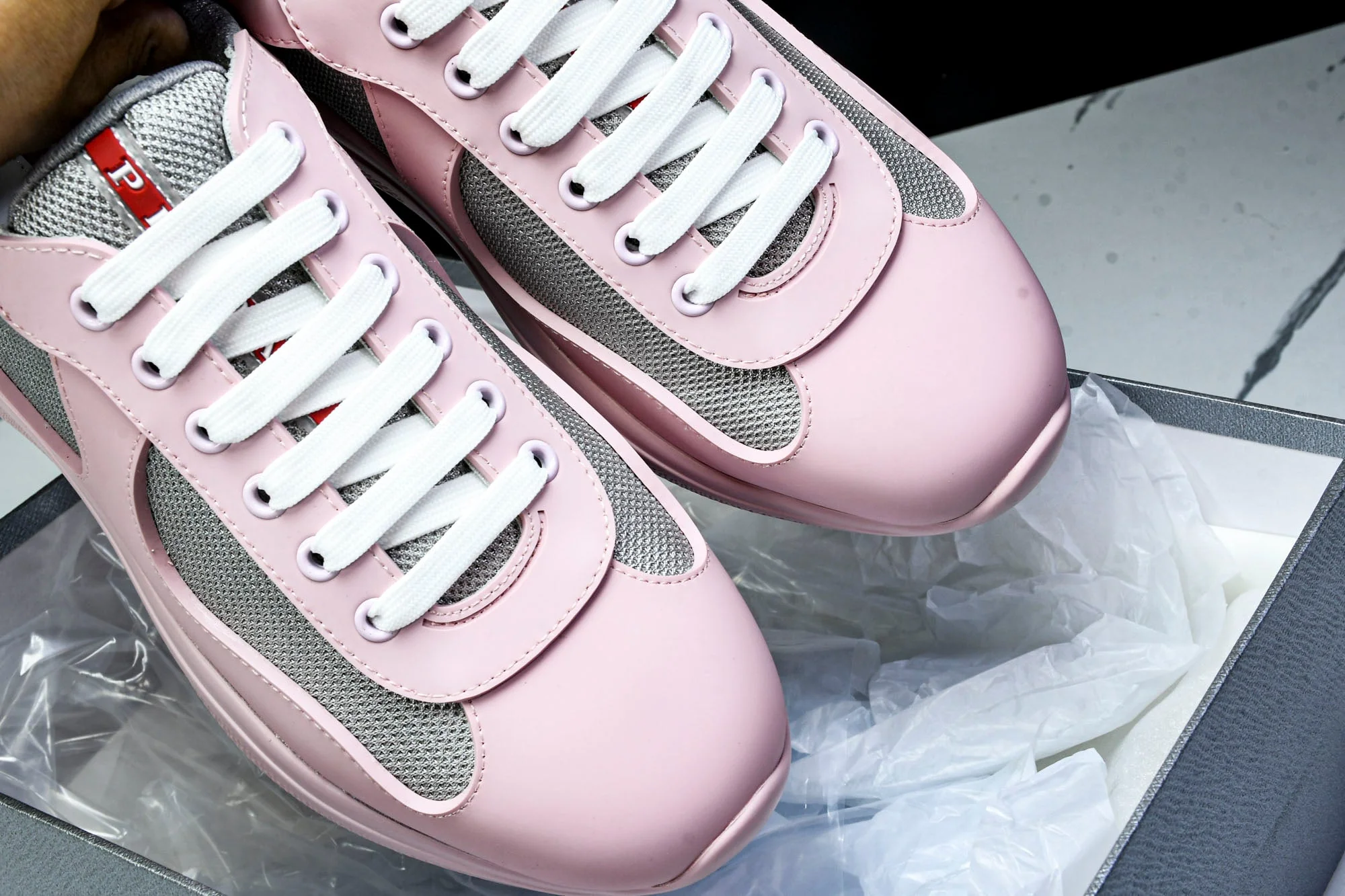 Prada America's Cup Sneaker Soft Rubber 'Pink'