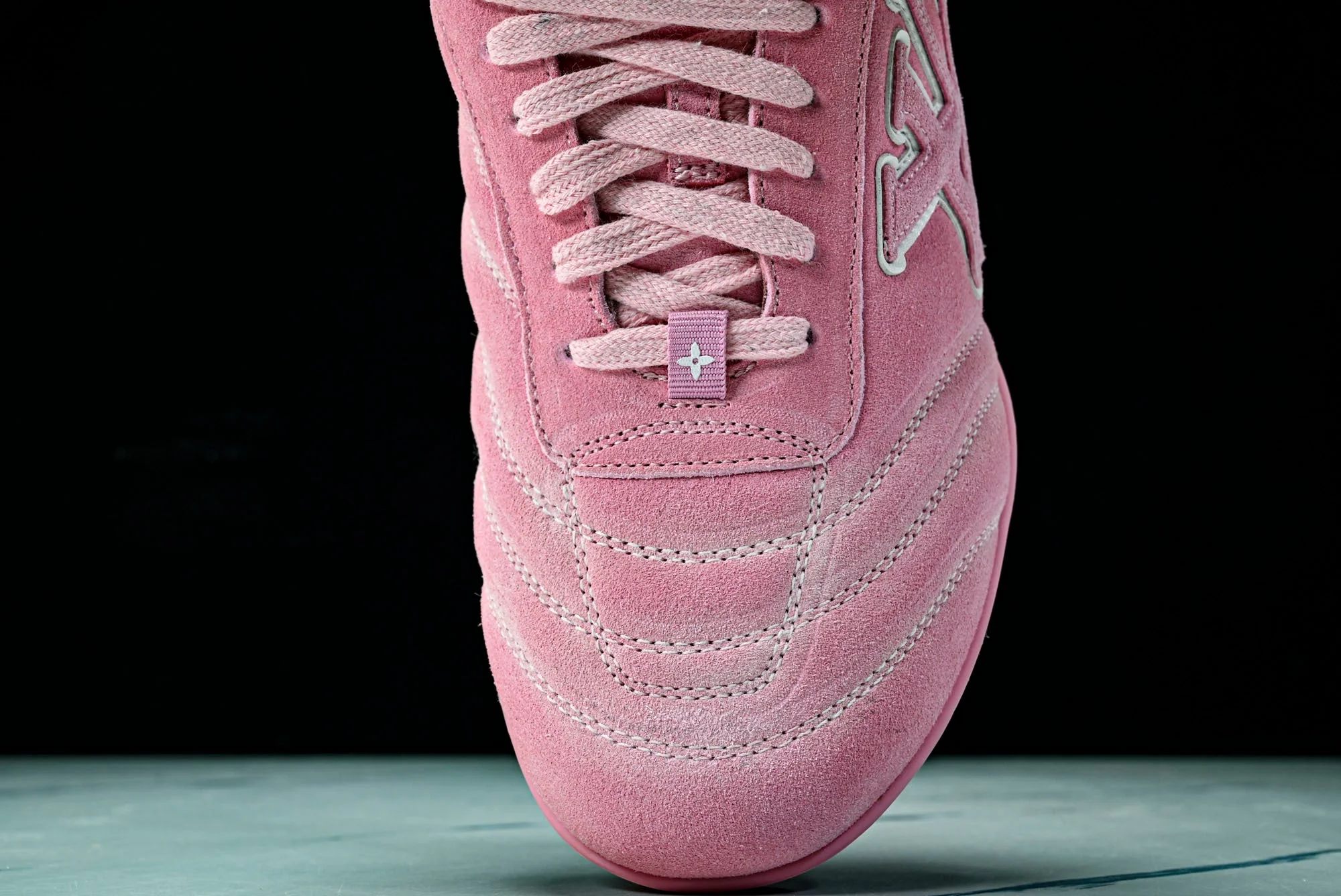 Louis Vuittоп Footprint Soccer Sneaker 'Pink Suede'