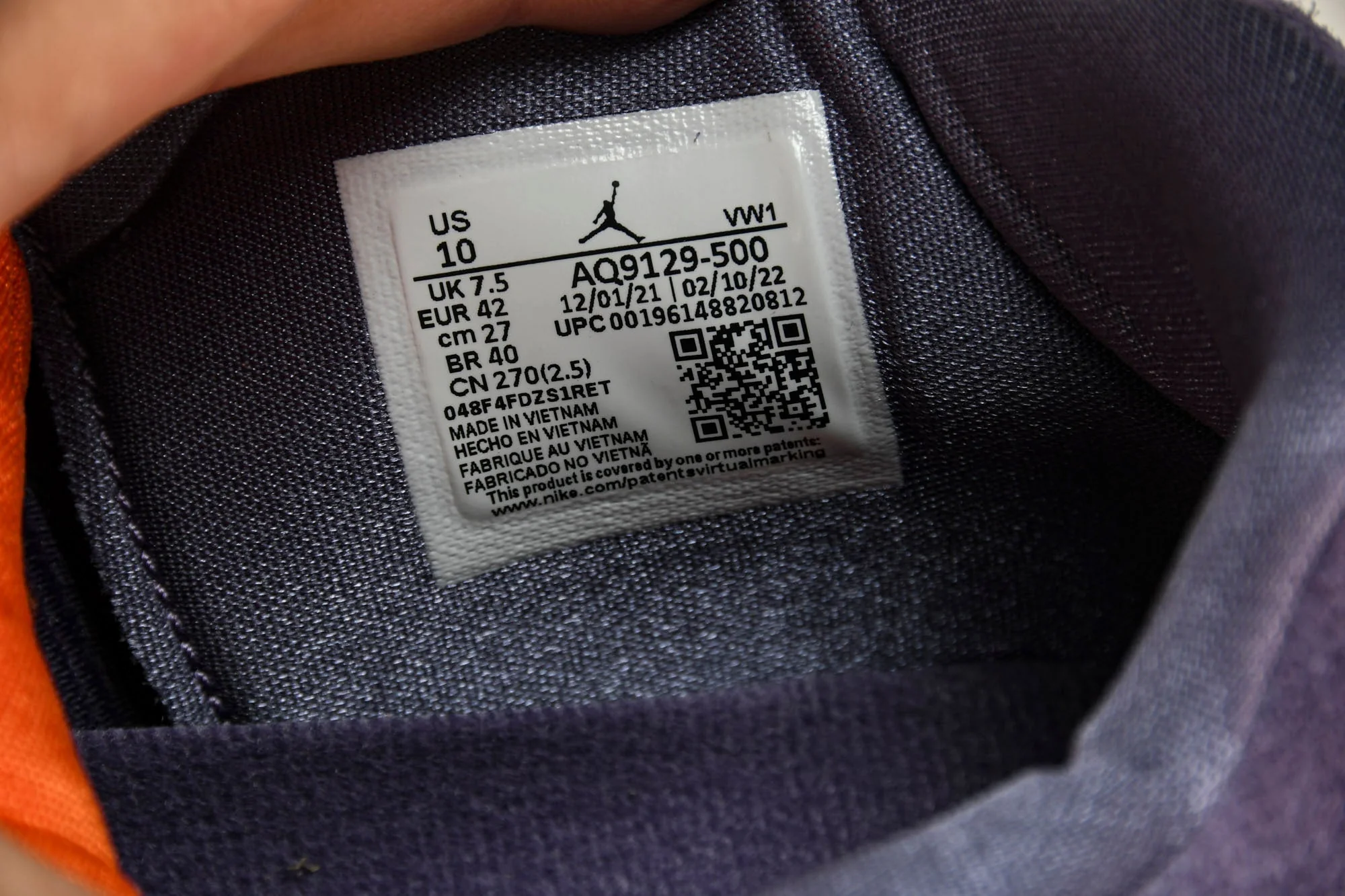 AJ4 Retro 'Canyon Purple'