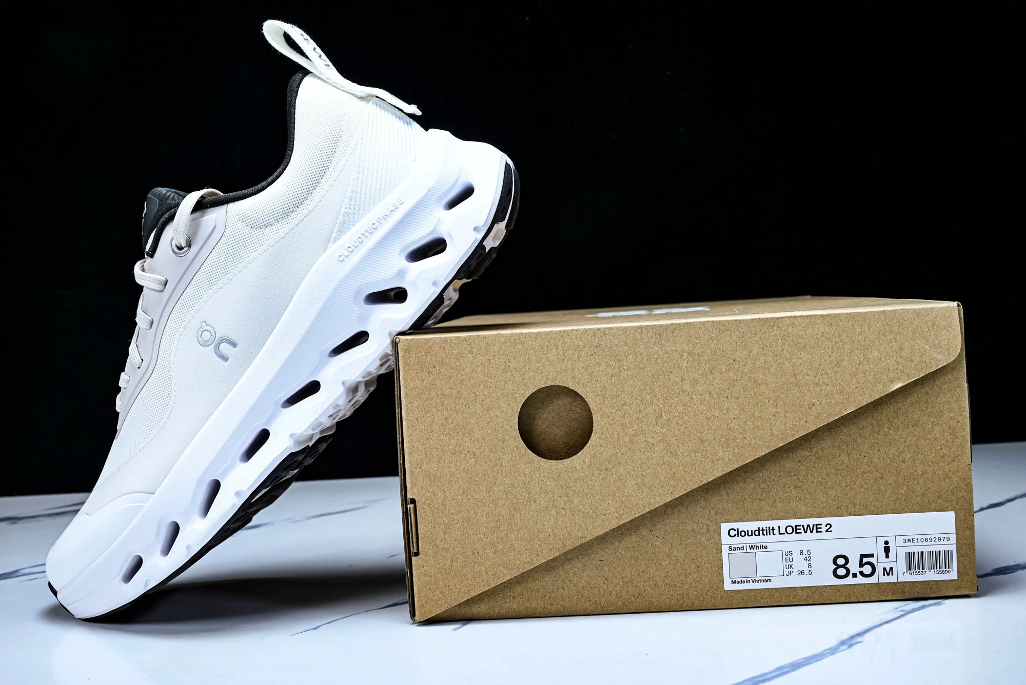 LOEWE × ON Cloudtilt 2.0 'Sand White'