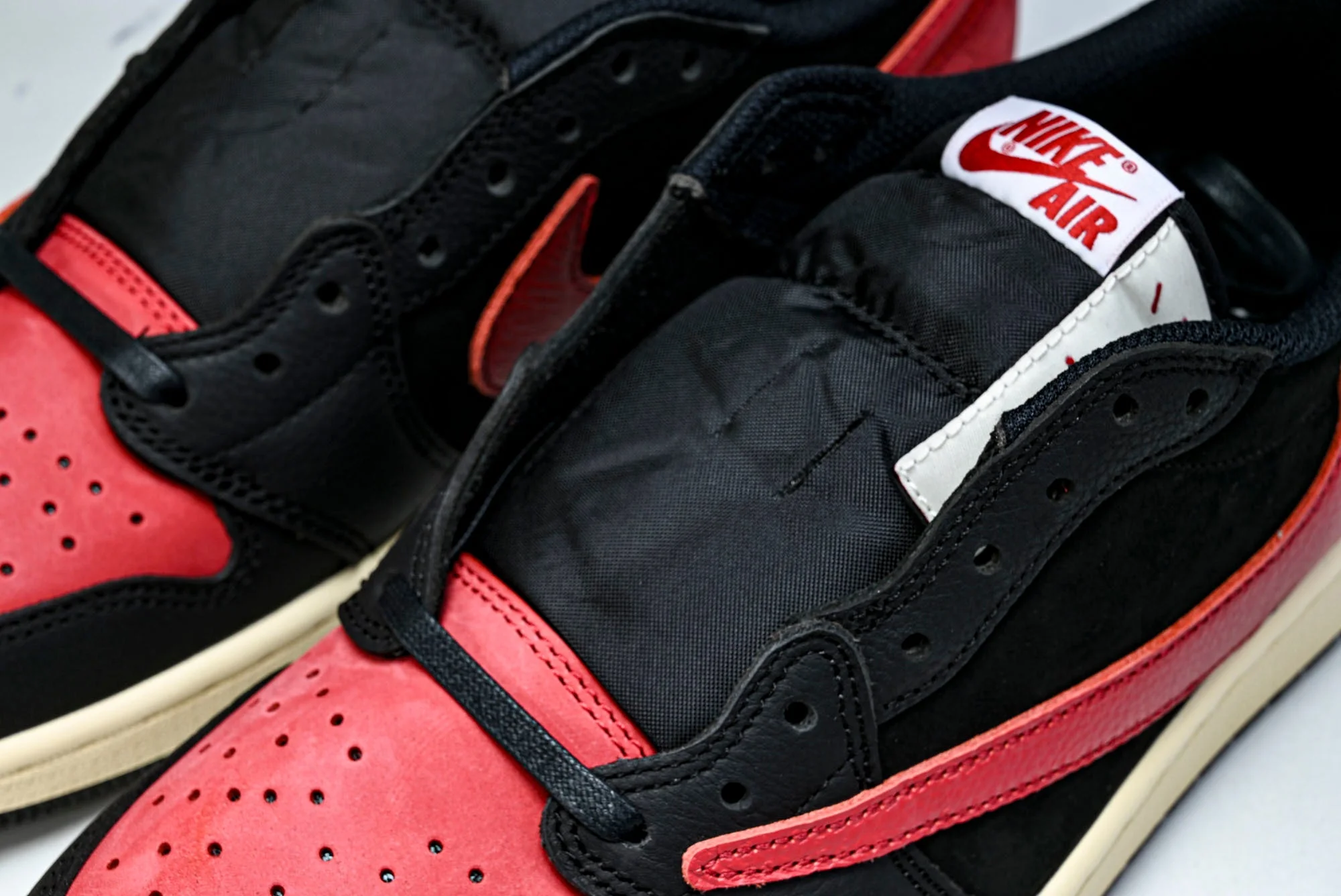 Travis Scott AJ1 Retro Low 'Black Red' (Unreleased)