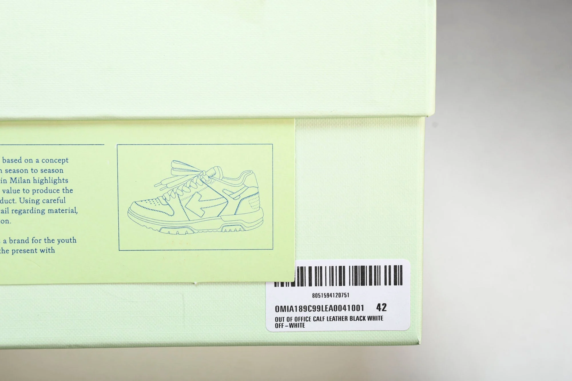 Off-White Out Of Office OOO Low Top 'Black White'