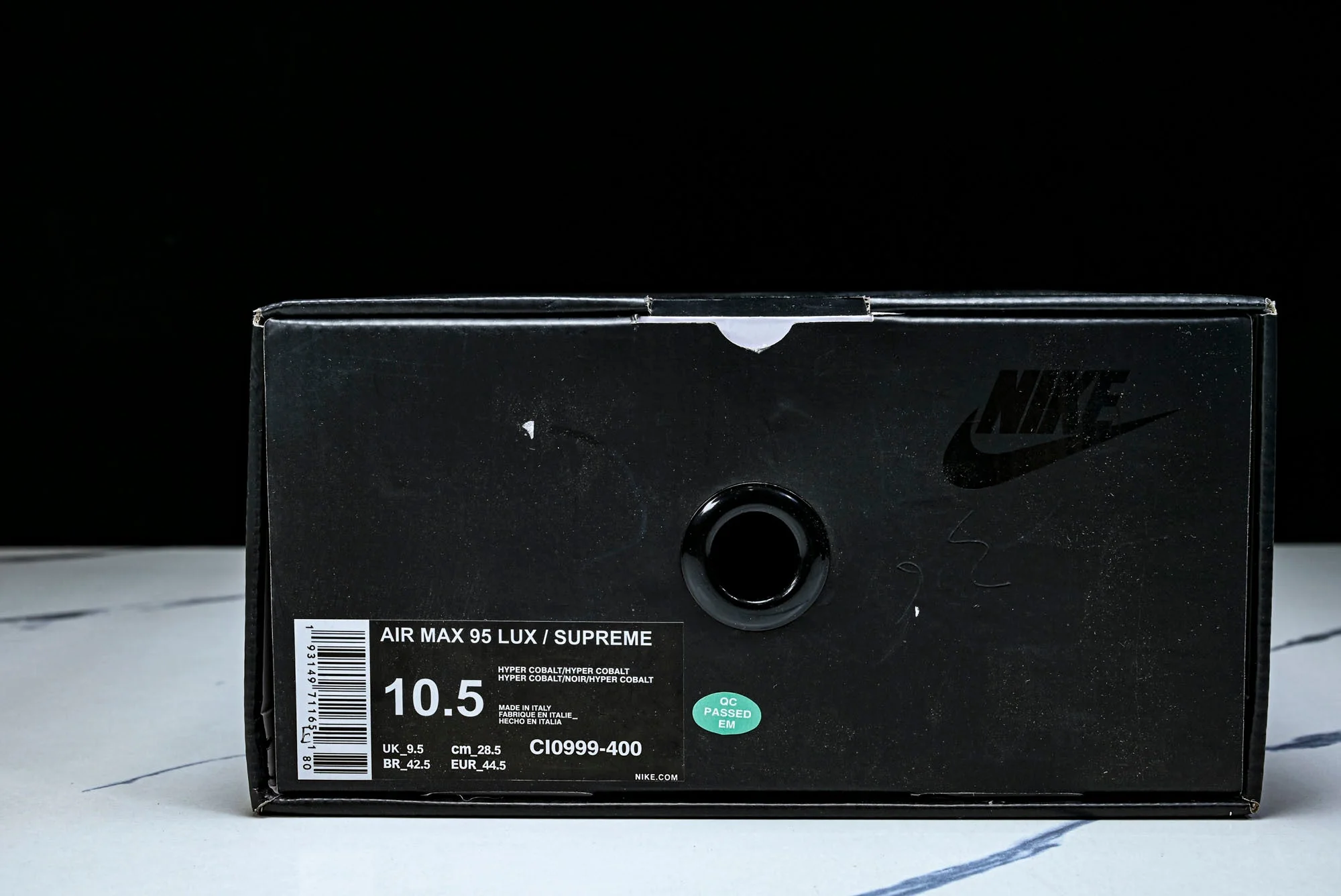 Supreme x AM95 Lux 'Hyper Cobalt'