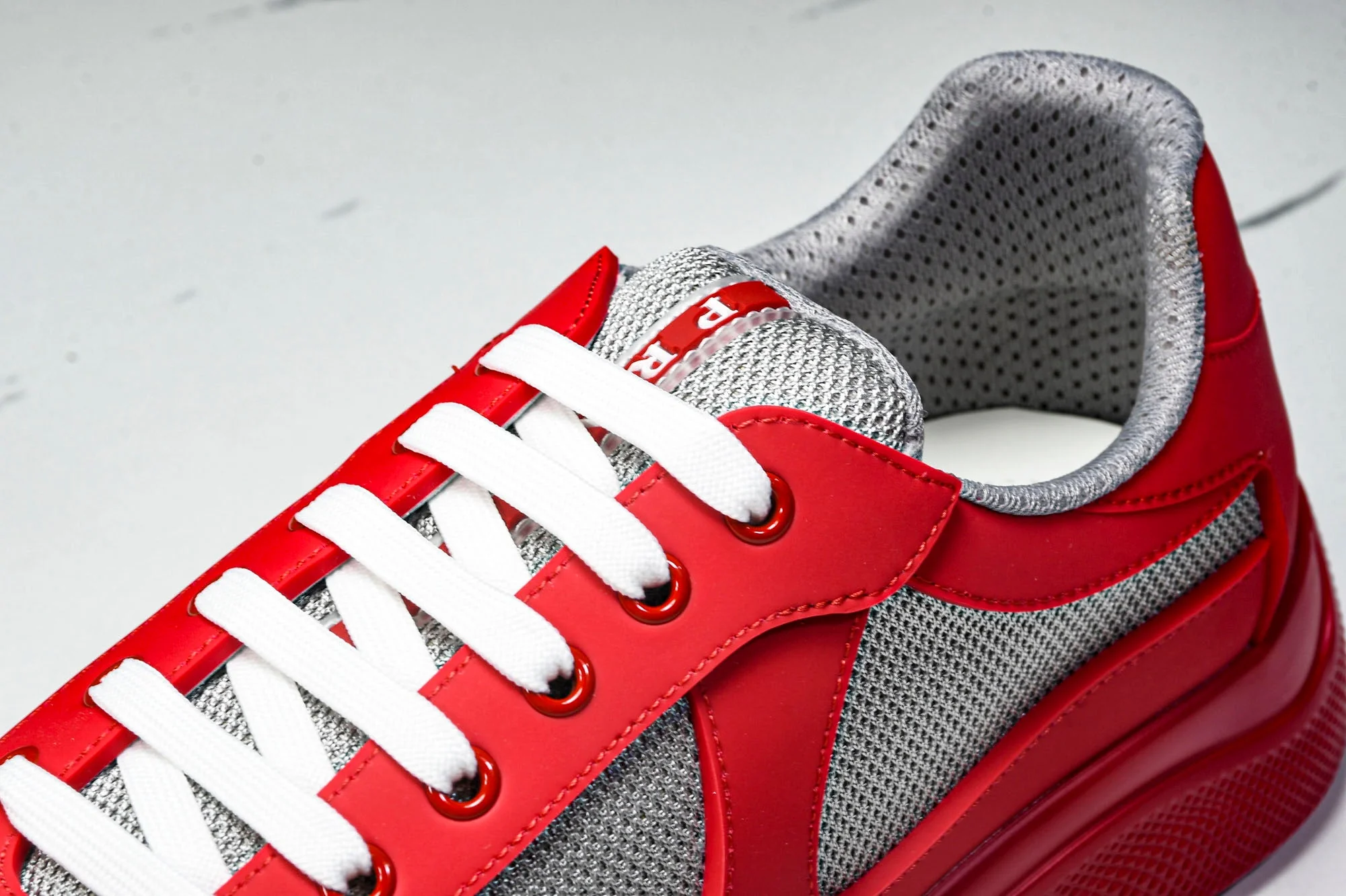 Prada America's Cup Sneaker Soft Rubber 'Red'