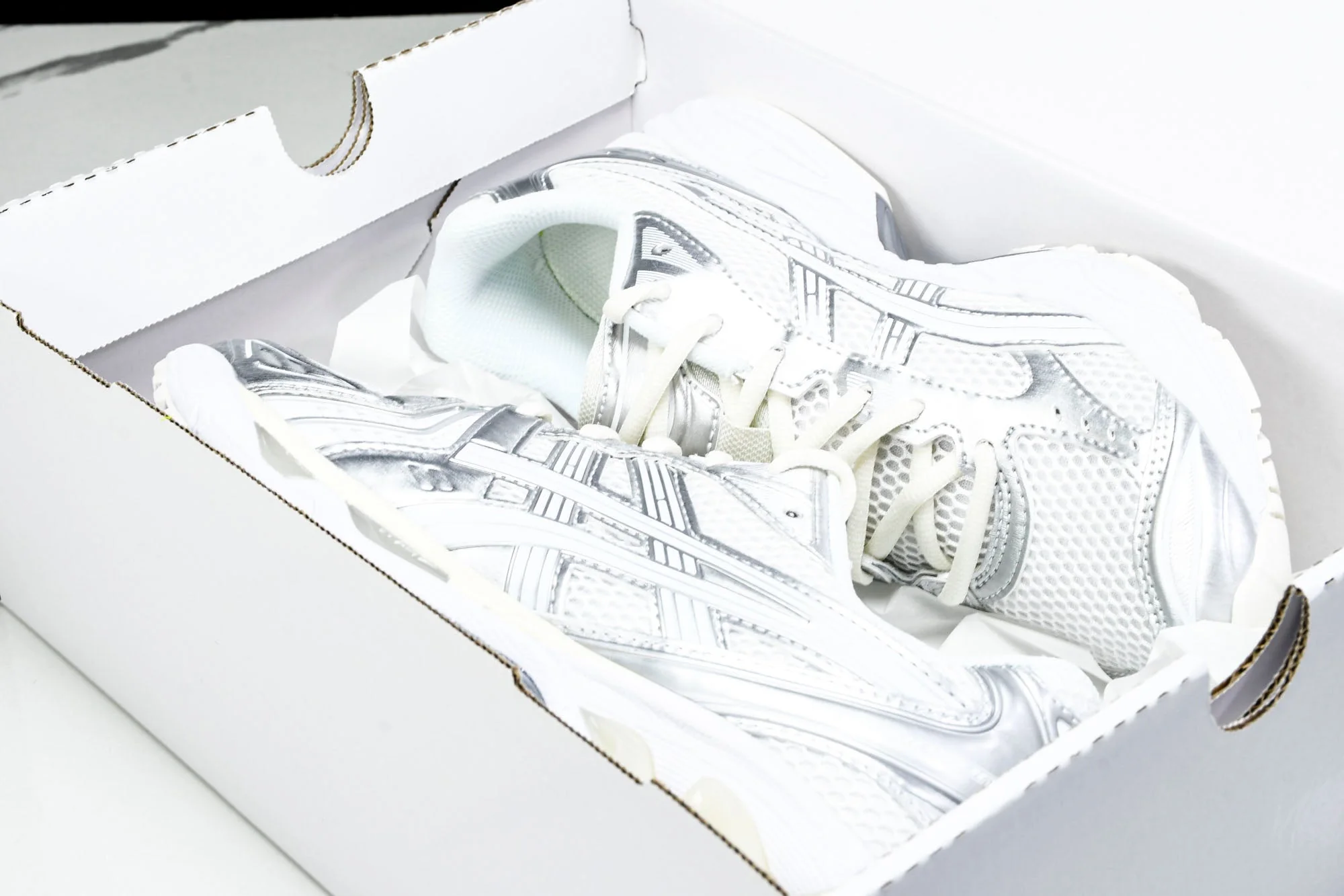 ASICS Gel-Kayano 14 x JJJJound 'Silver White'