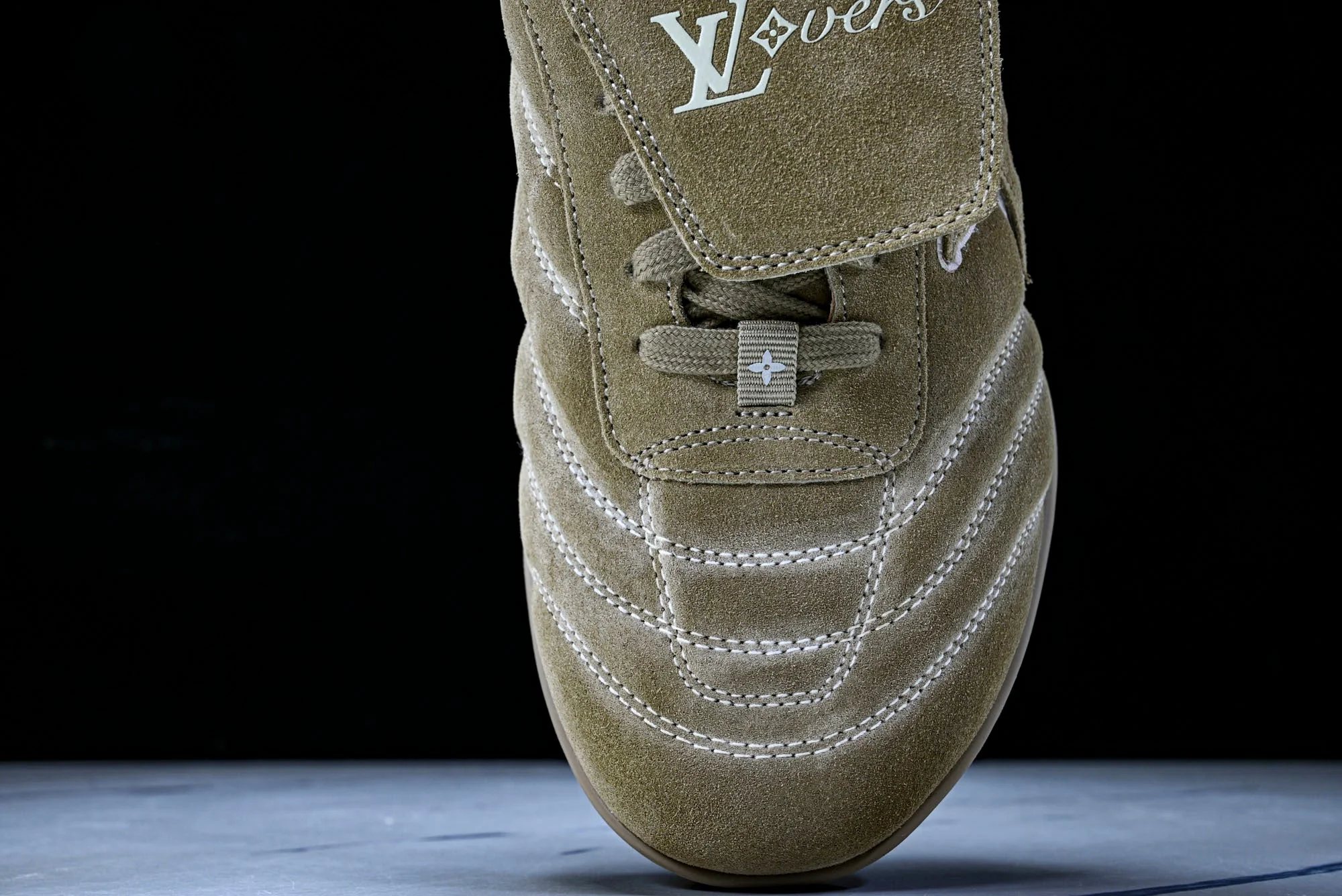 Louis Vuittоп Footprint Soccer Sneaker 'Beige Suede'