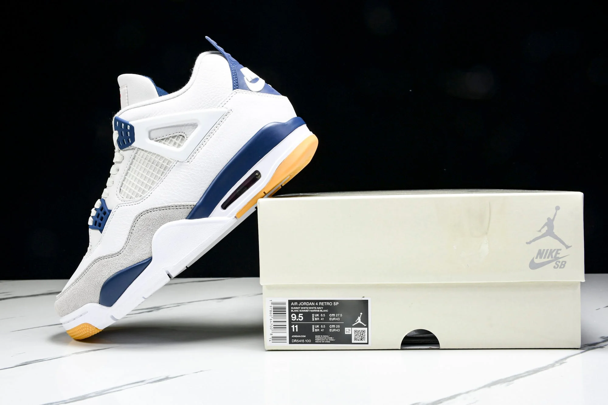 AJ4 Retro SB 'Navy'