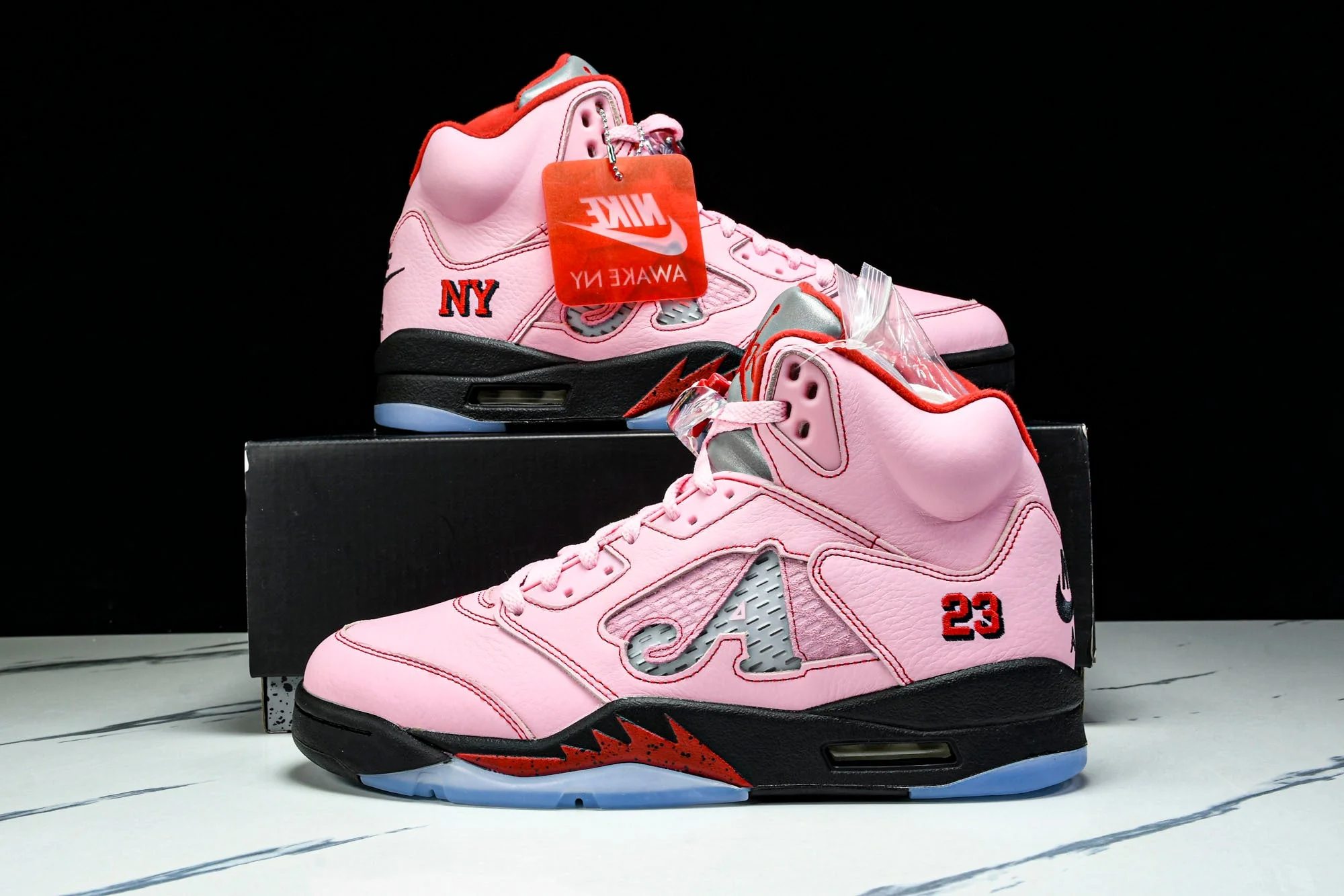 AJ5 Retro x Awake NY 'Arctic Pink'