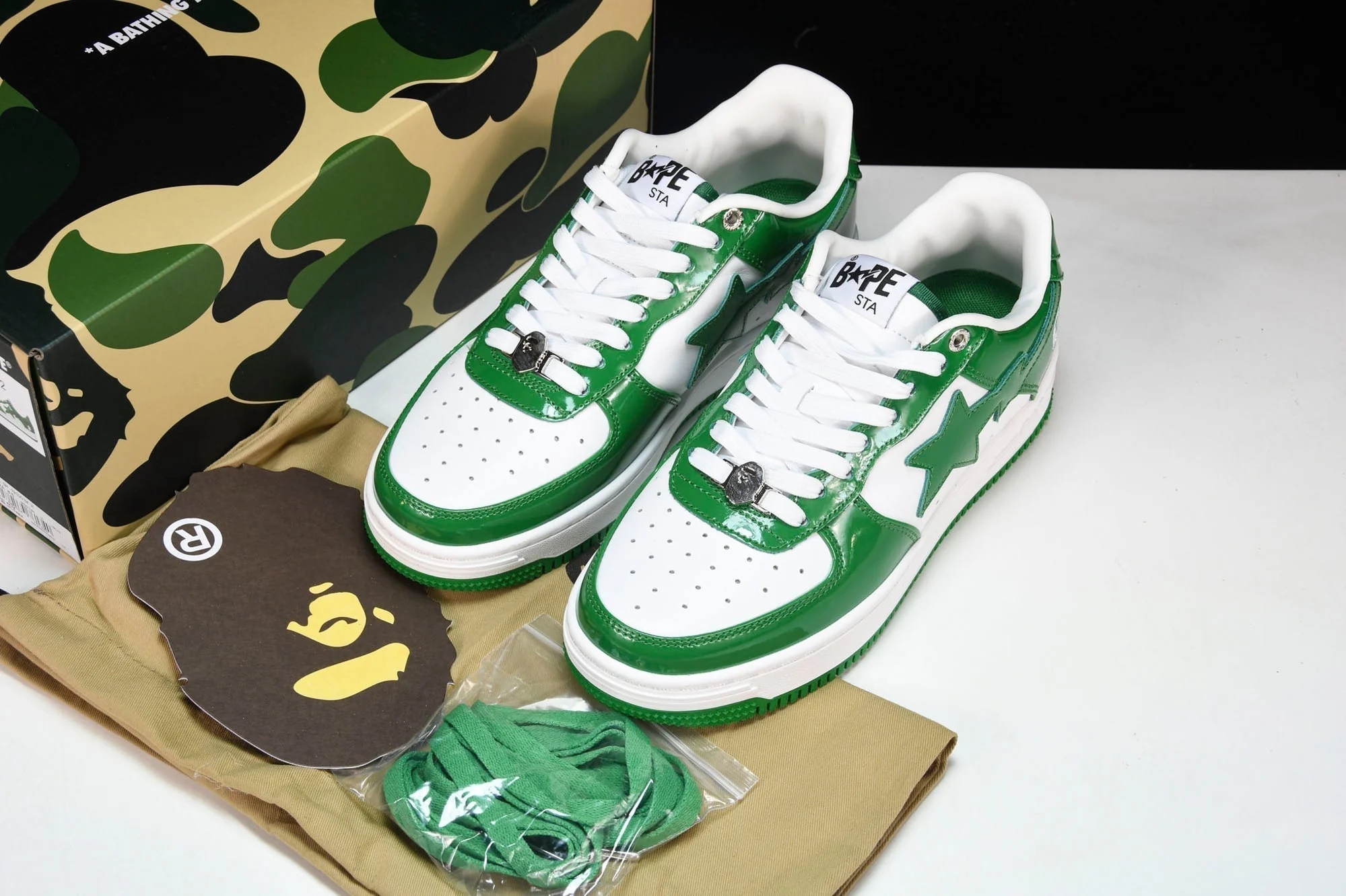 A Bathing Ape Bape Sta 'Green'