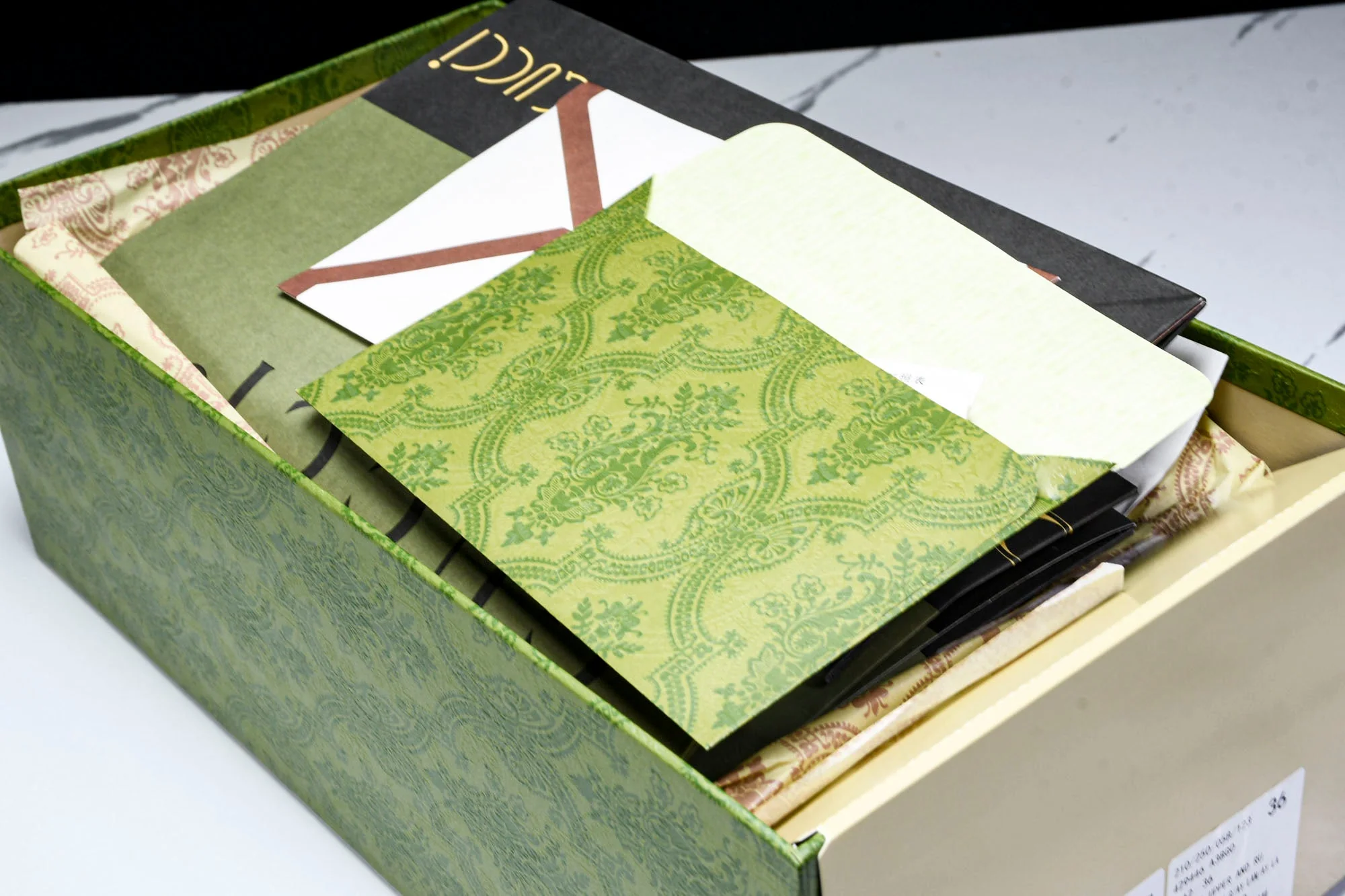 Guссi Ace Web 'Green Monogram'