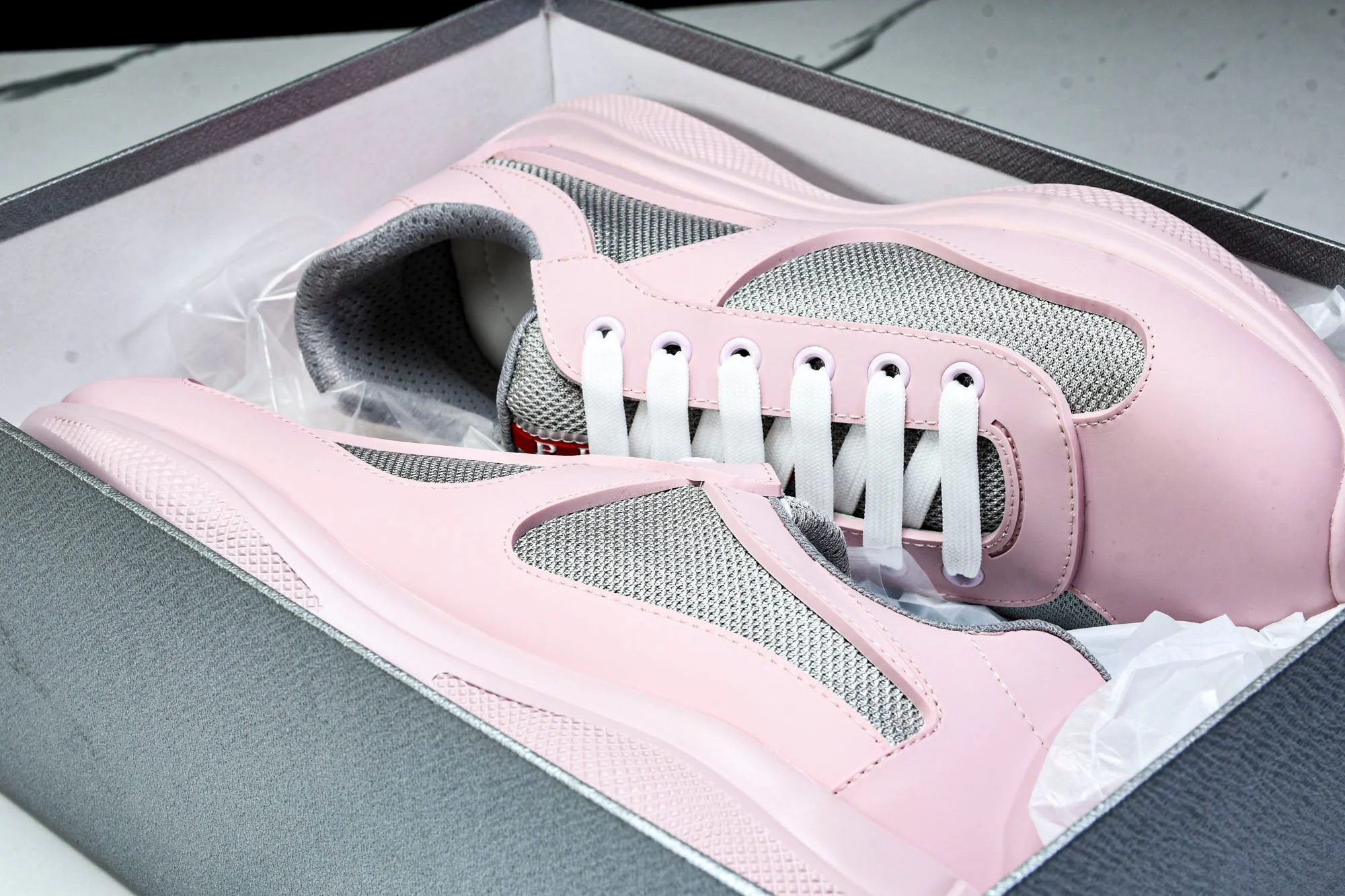 Prada America's Cup Sneaker Soft Rubber 'Pink'