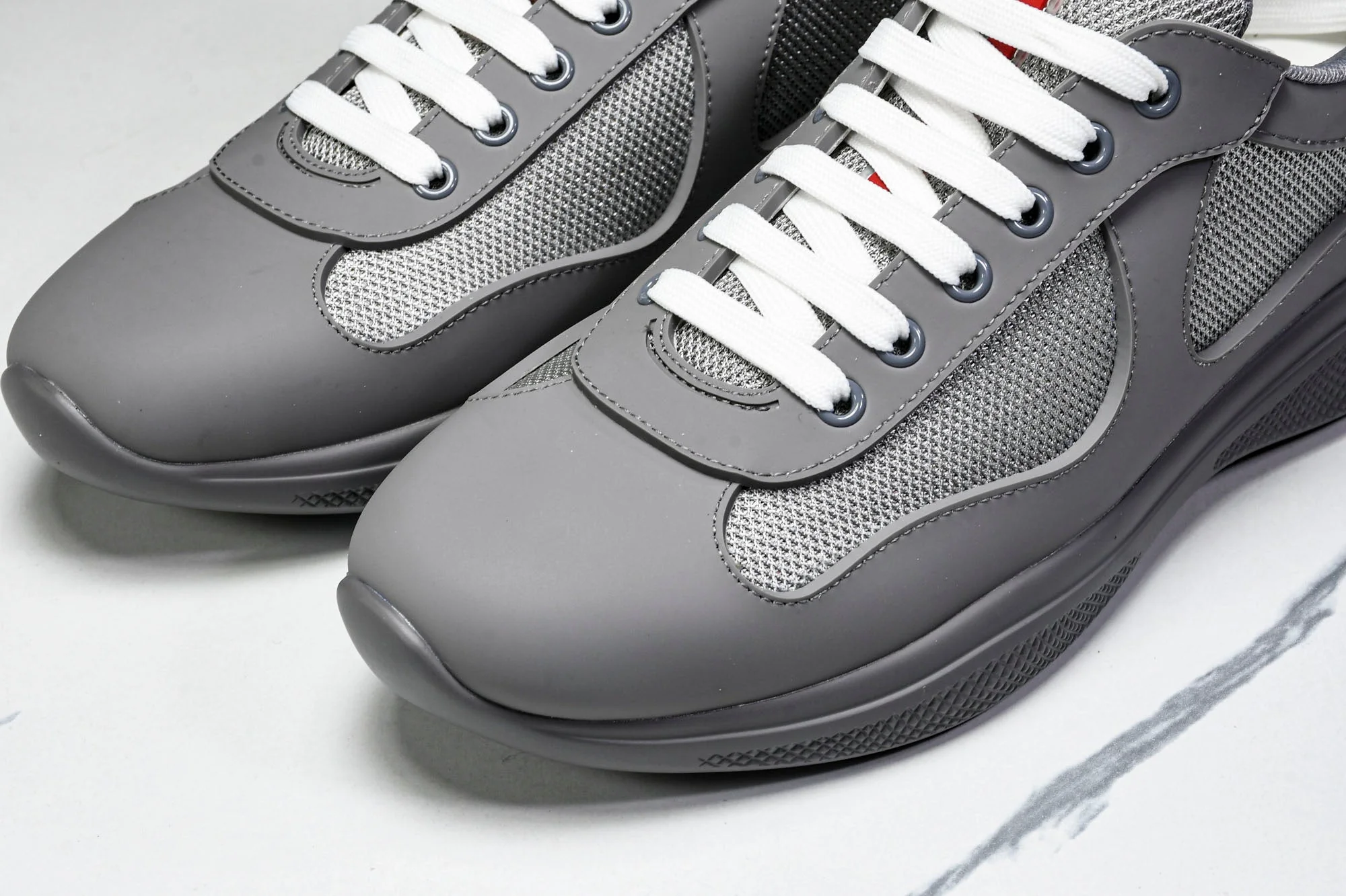 Prada America's Cup Sneaker Soft Rubber 'Steel Grey'