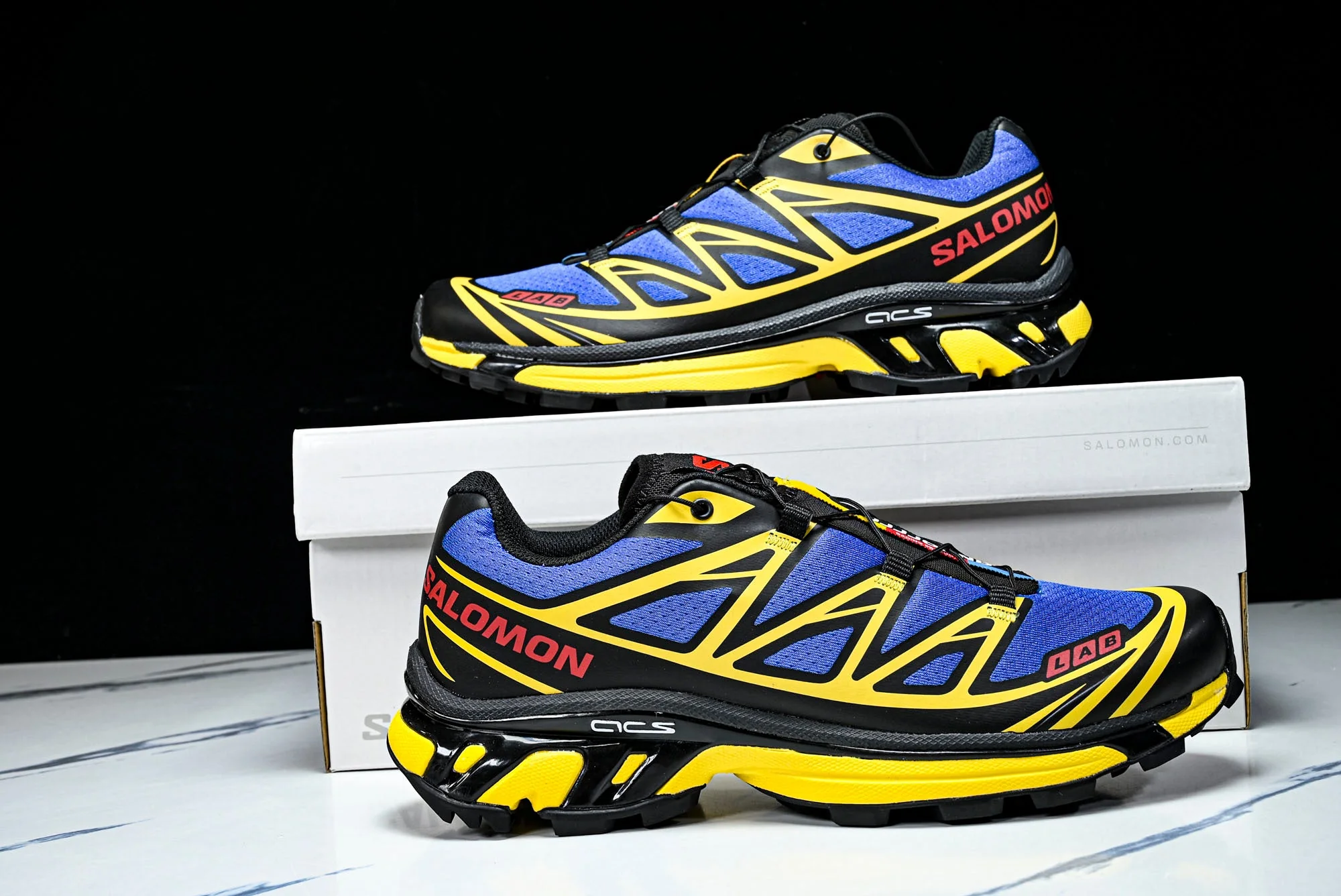 Salomon x JJJJound XT-6 'Nautical Blue Lemon'