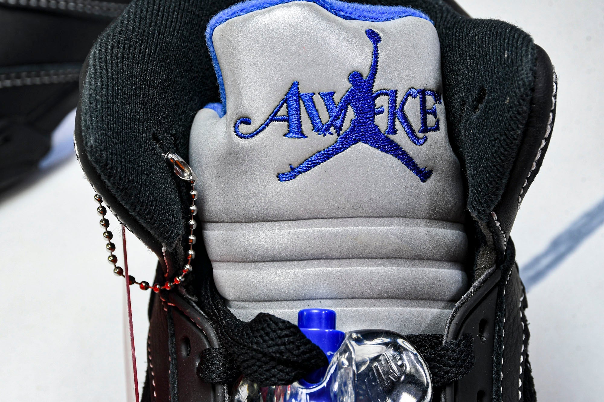 AJ5 Retro x Awake NY 'Black Racer Blue'