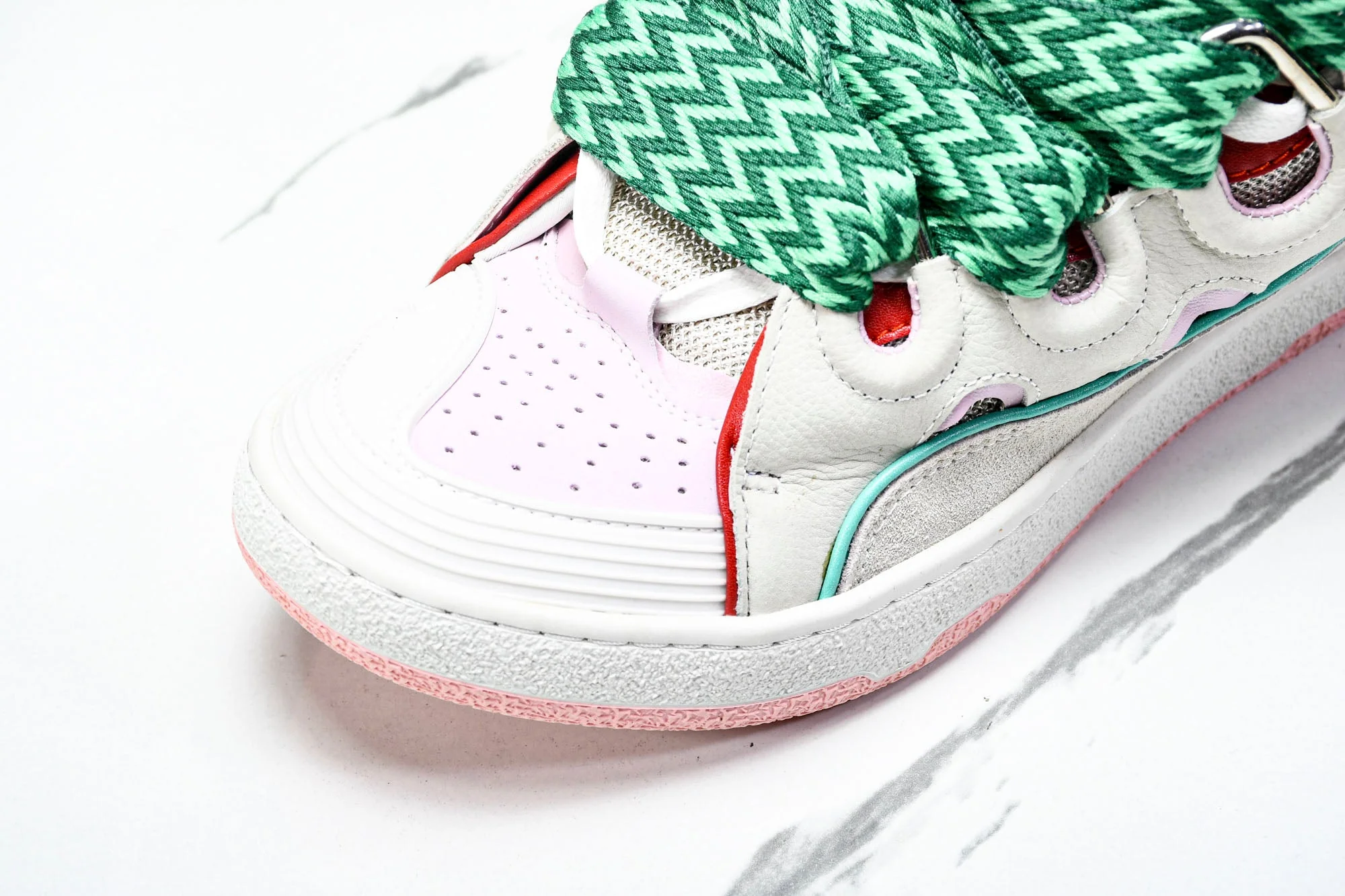 Lanvin Curb Sneaker 'Beige Pink'