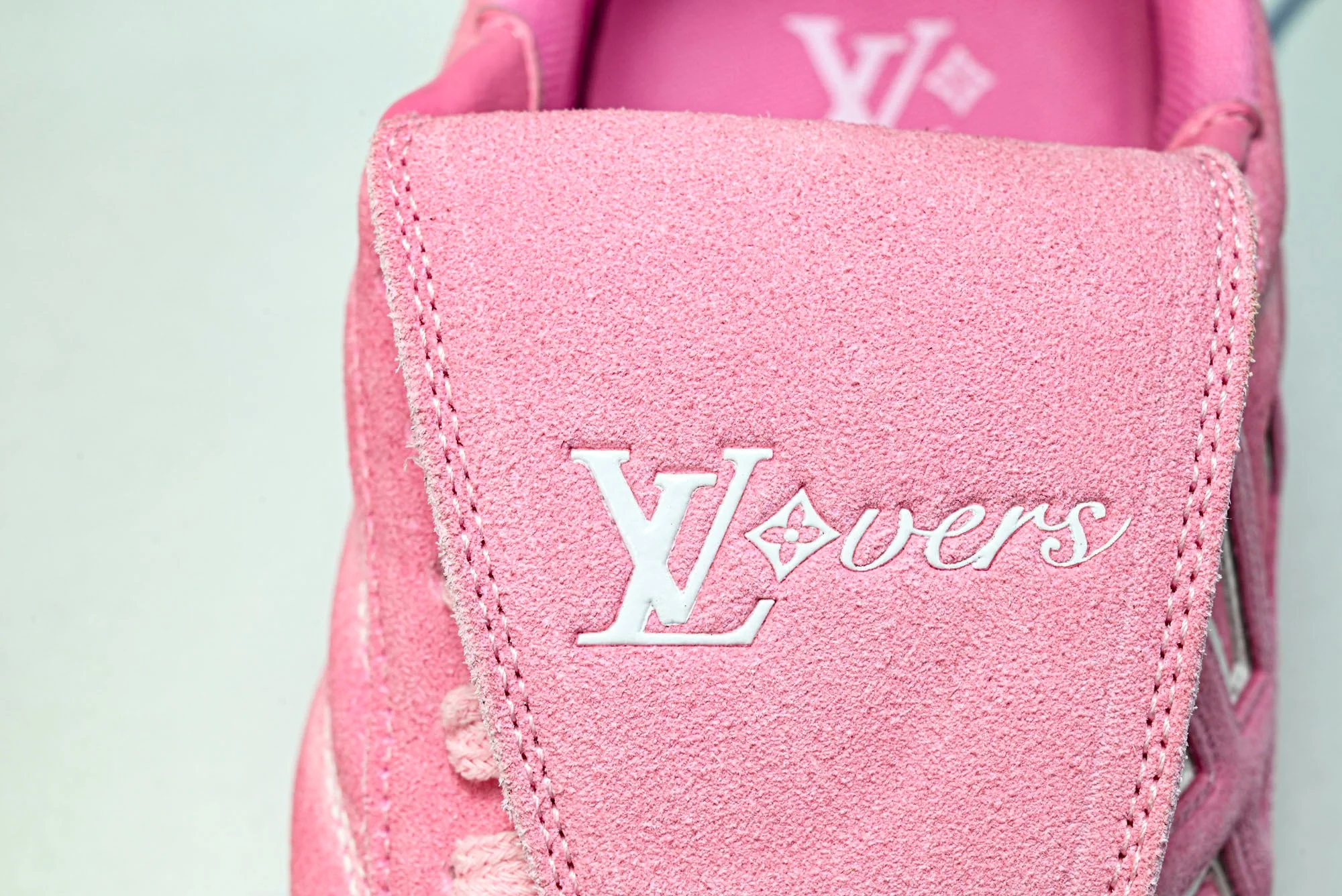 Louis Vuittоп Footprint Soccer Sneaker 'Pink Suede'