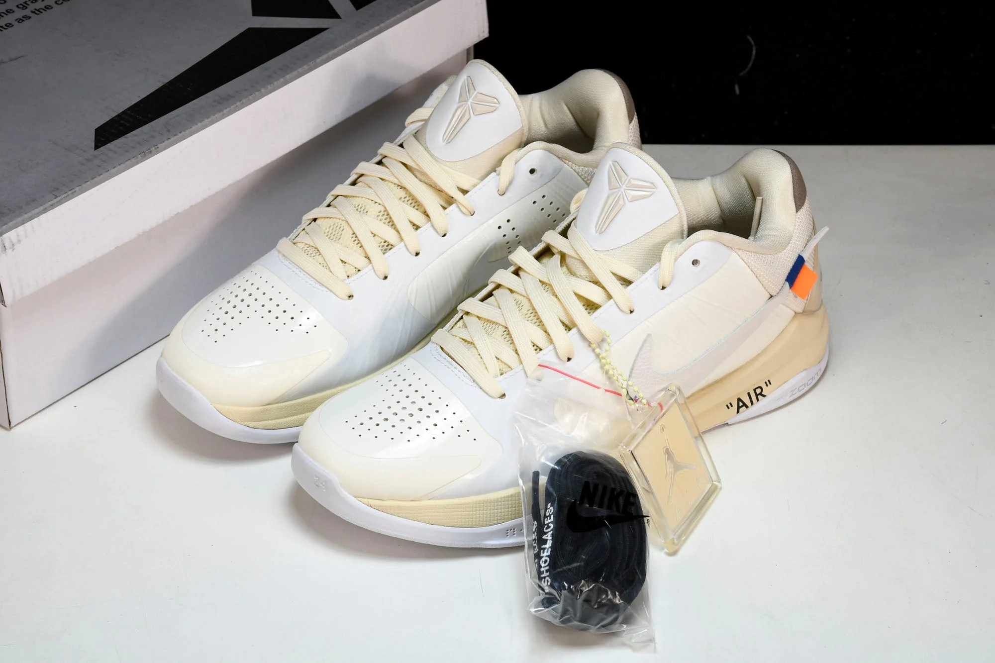 Kobe 5 Protro x Off-White 'White' (Unreleased PE)