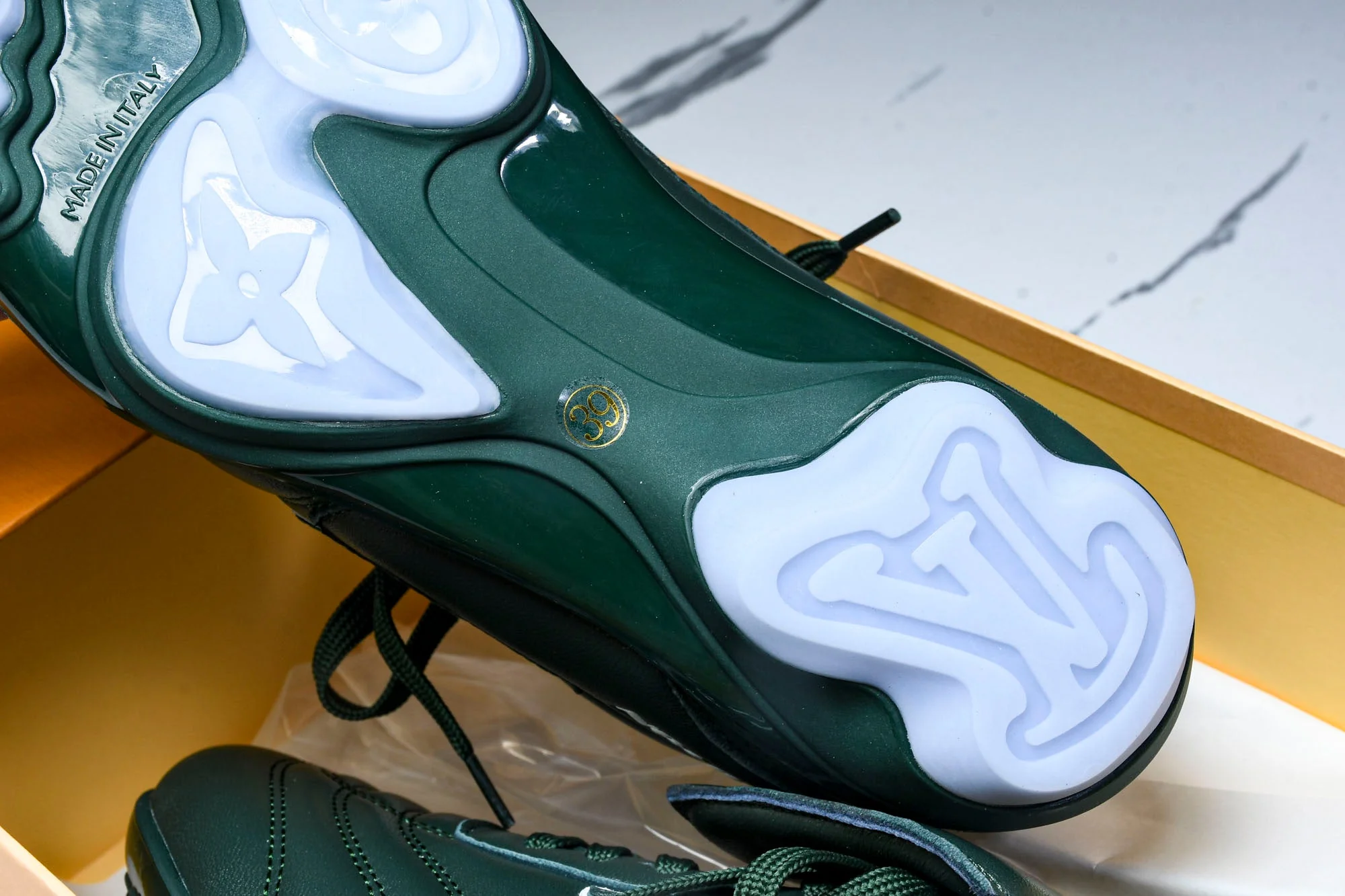 Louis Vuittоп Footprint Soccer Sneaker 'Green'