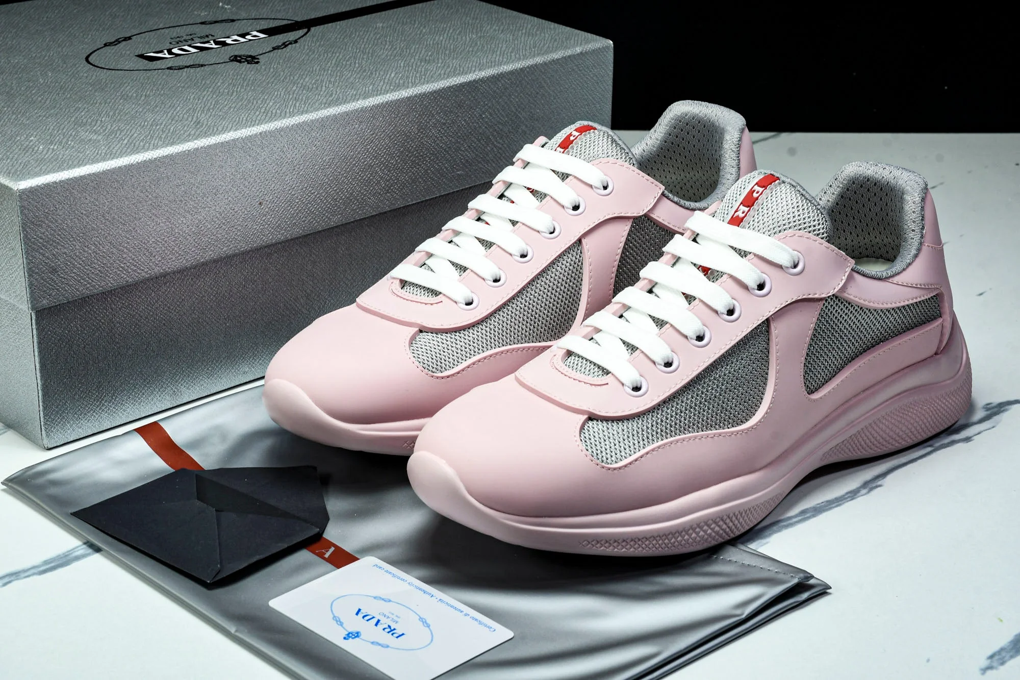 Prada America's Cup Sneaker Soft Rubber 'Pink'