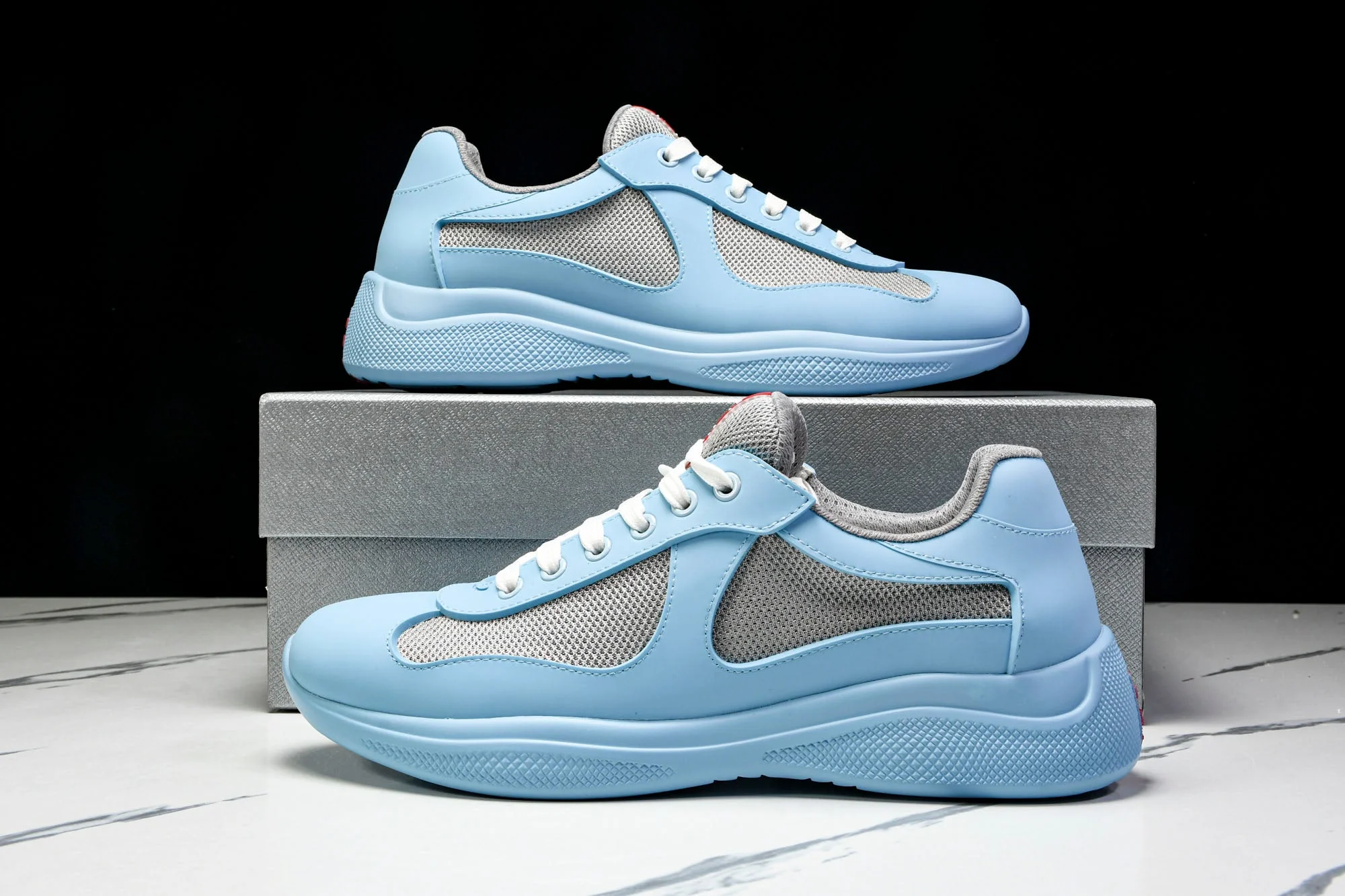 Prada America's Cup Sneaker Soft Rubber 'Light Blue'