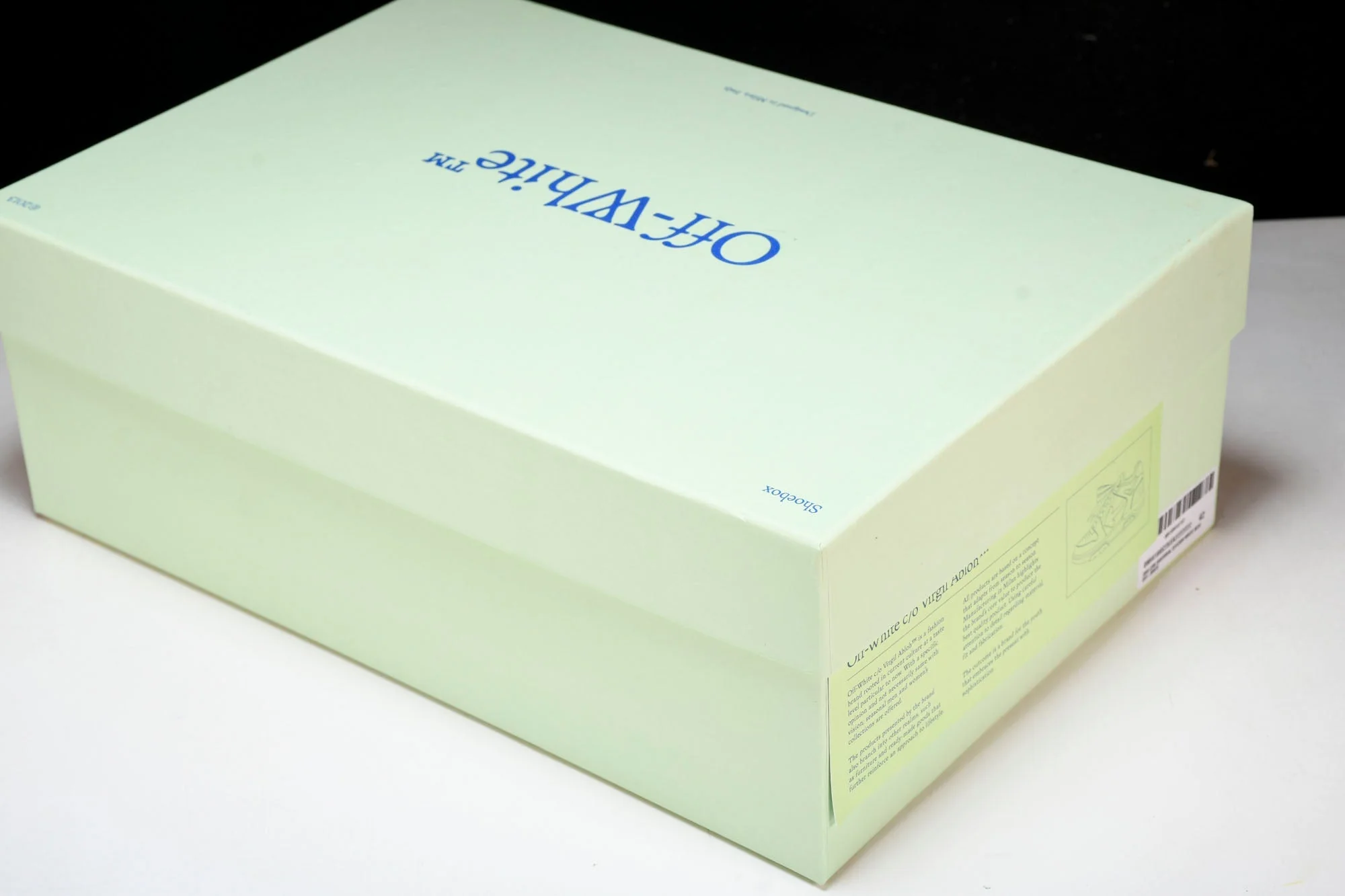 Off-White Out Of Office OOO Low Top 'Sartorial Stitching - Blue White'