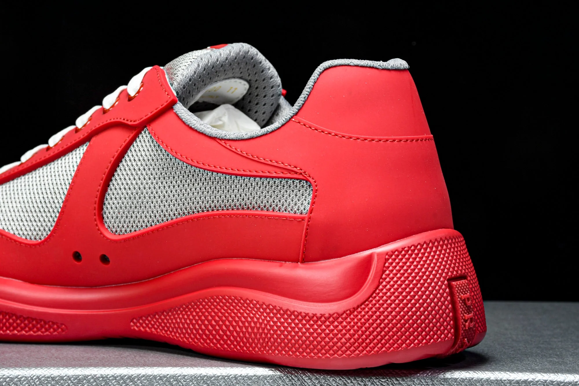 Prada America's Cup Sneaker Soft Rubber 'Red'